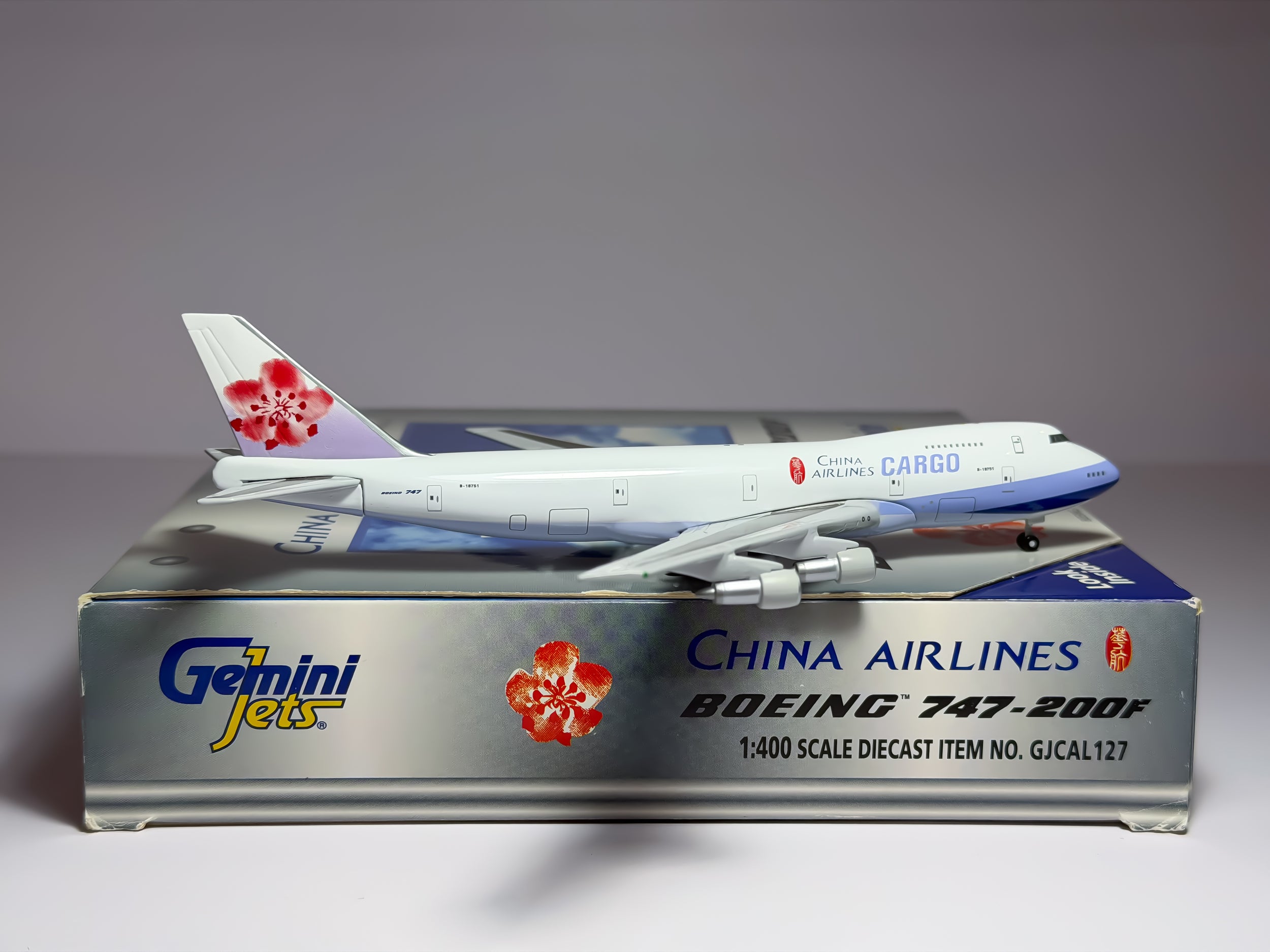 China Airlines Cargo Boeing 747-200F 1:400 Gemini Jets B-18751 (GJCAL127)
