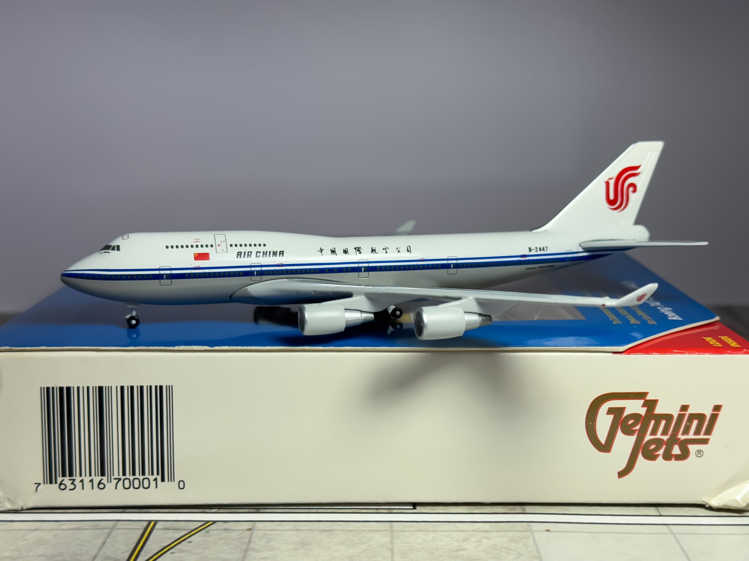 Air China Boeing 747-400 1:400 Gemini Jets B-2447 (GJCCA005)