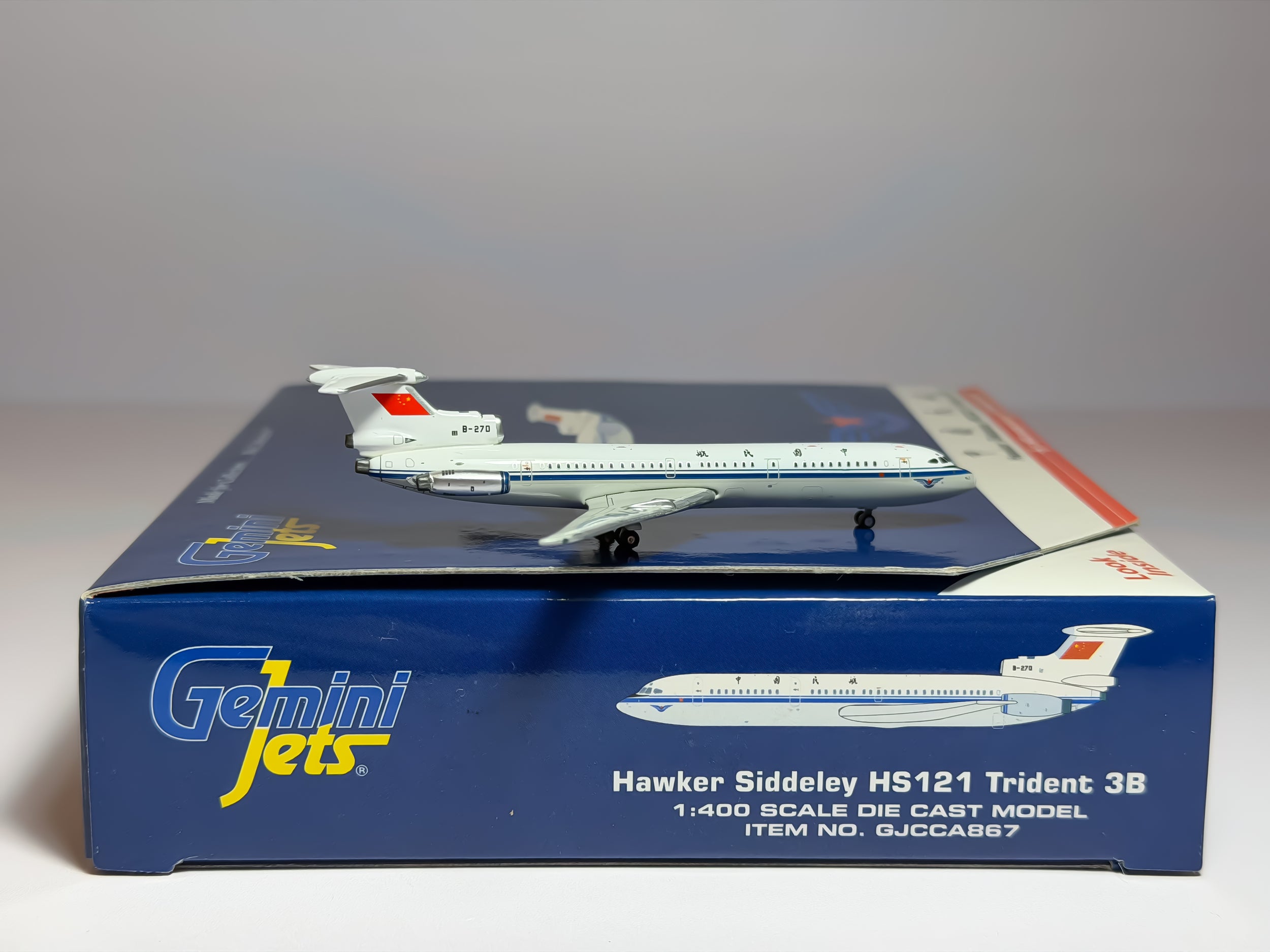 CAAC Hawker Siddeley HS-121 Trident 1:400 Gemini Jets B-270 (GJCCA867)