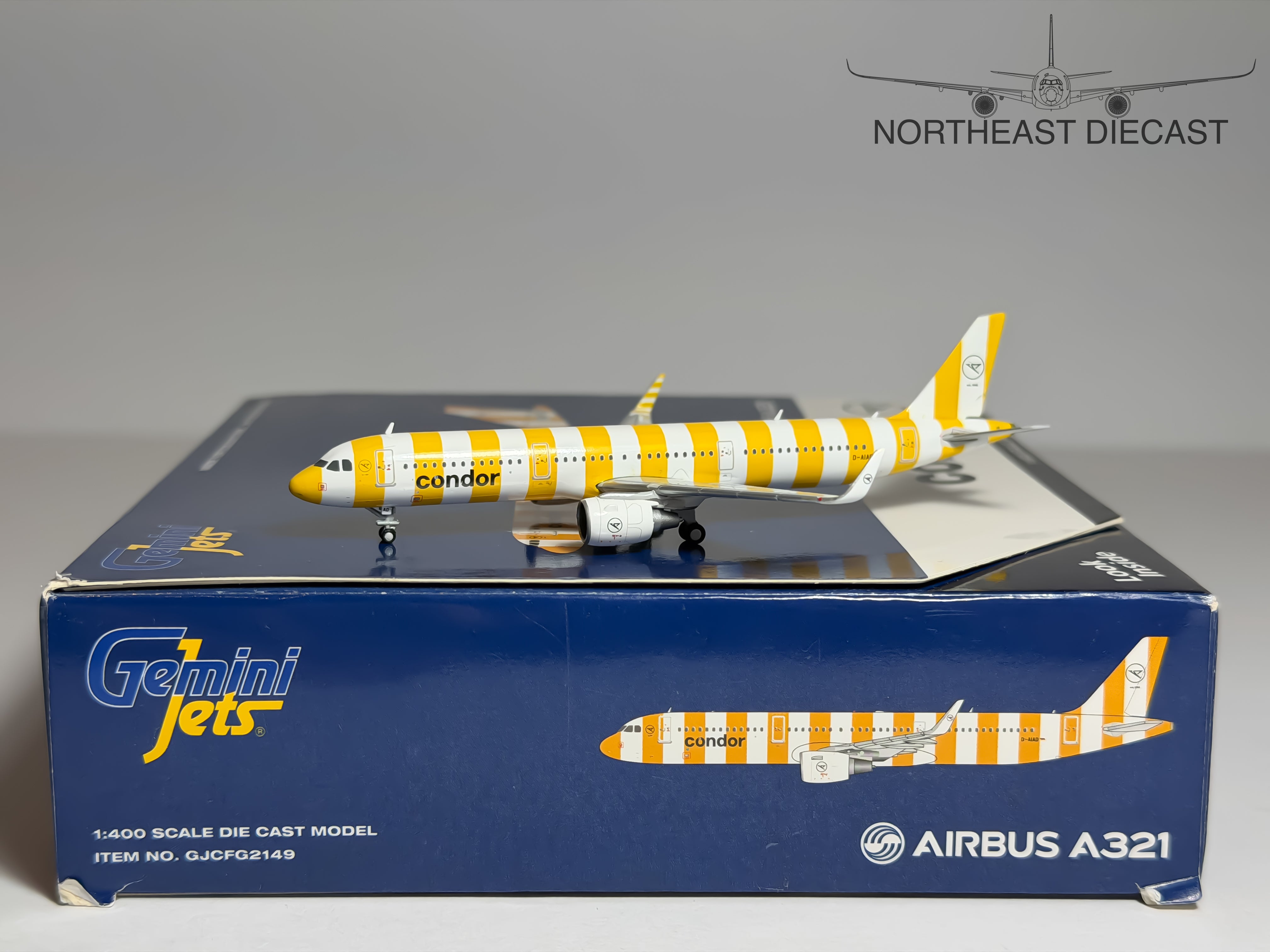 Condor Airbus A321-200 1:400 Gemini Jets D-AIAD (GJCFG2149)