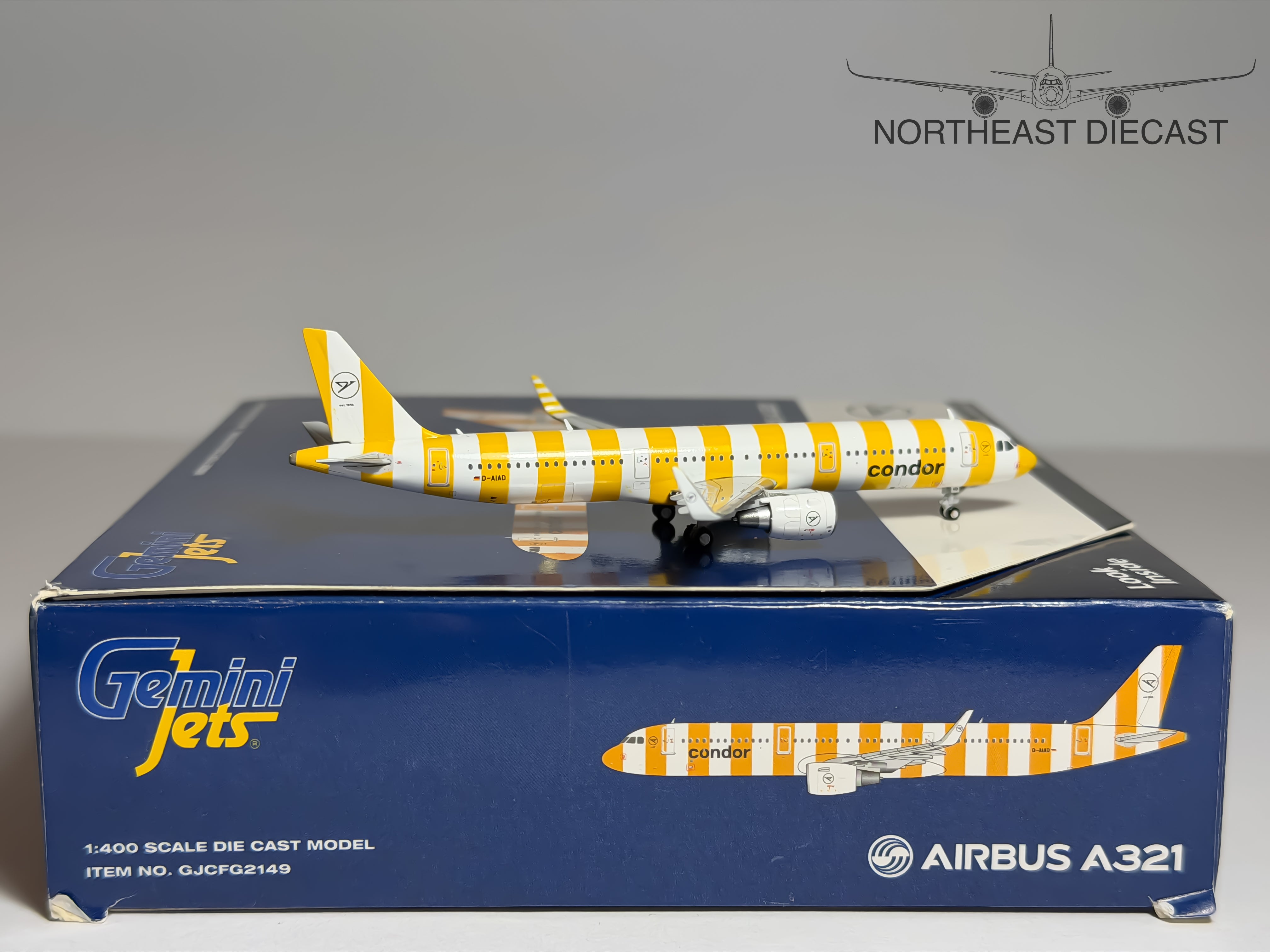 Condor Airbus A321-200 1:400 Gemini Jets D-AIAD (GJCFG2149)