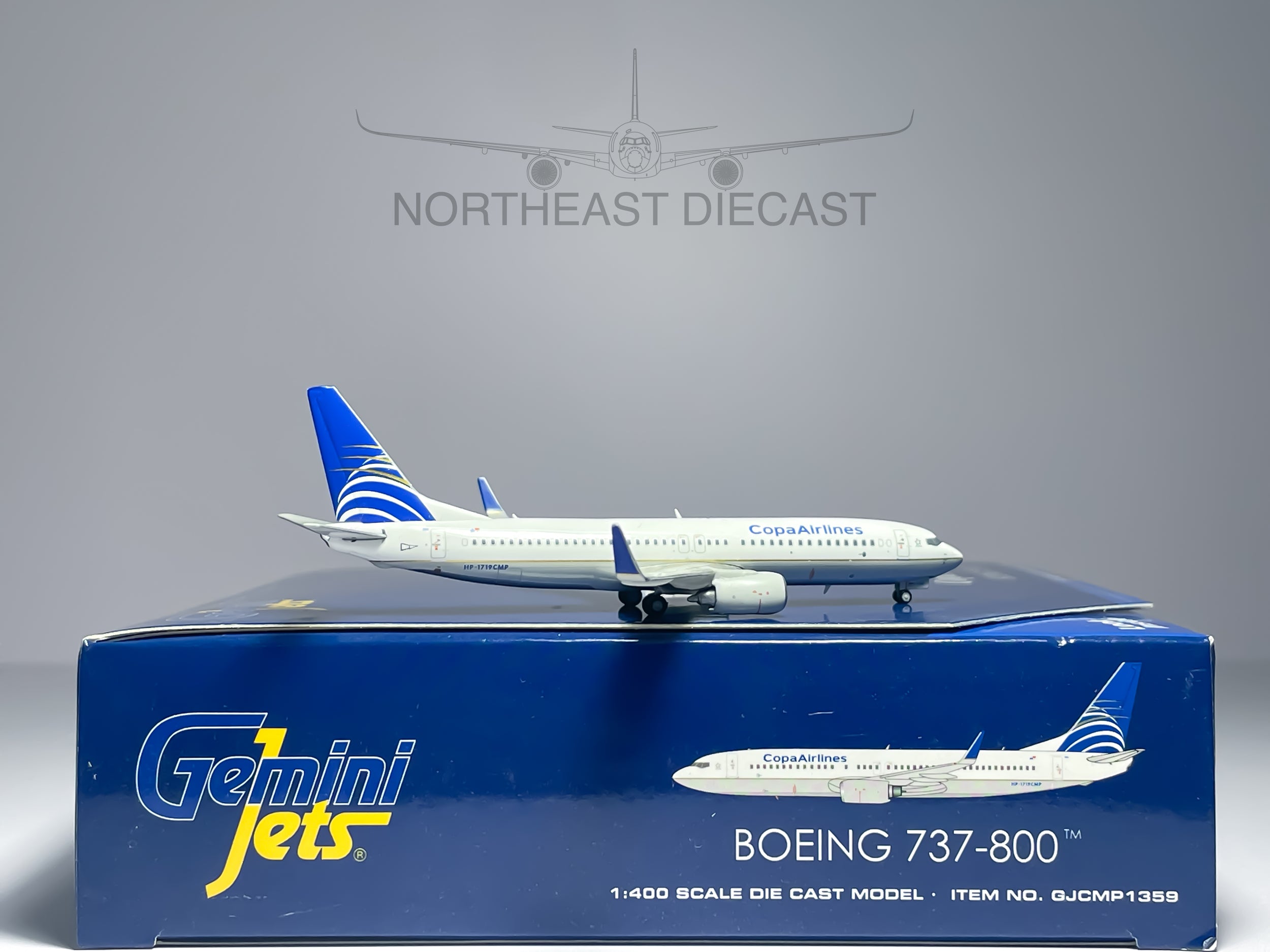 Copa Airlines Boeing 737-800 1:400 Gemini Jets HP-1719CMP (GJCMP1359)