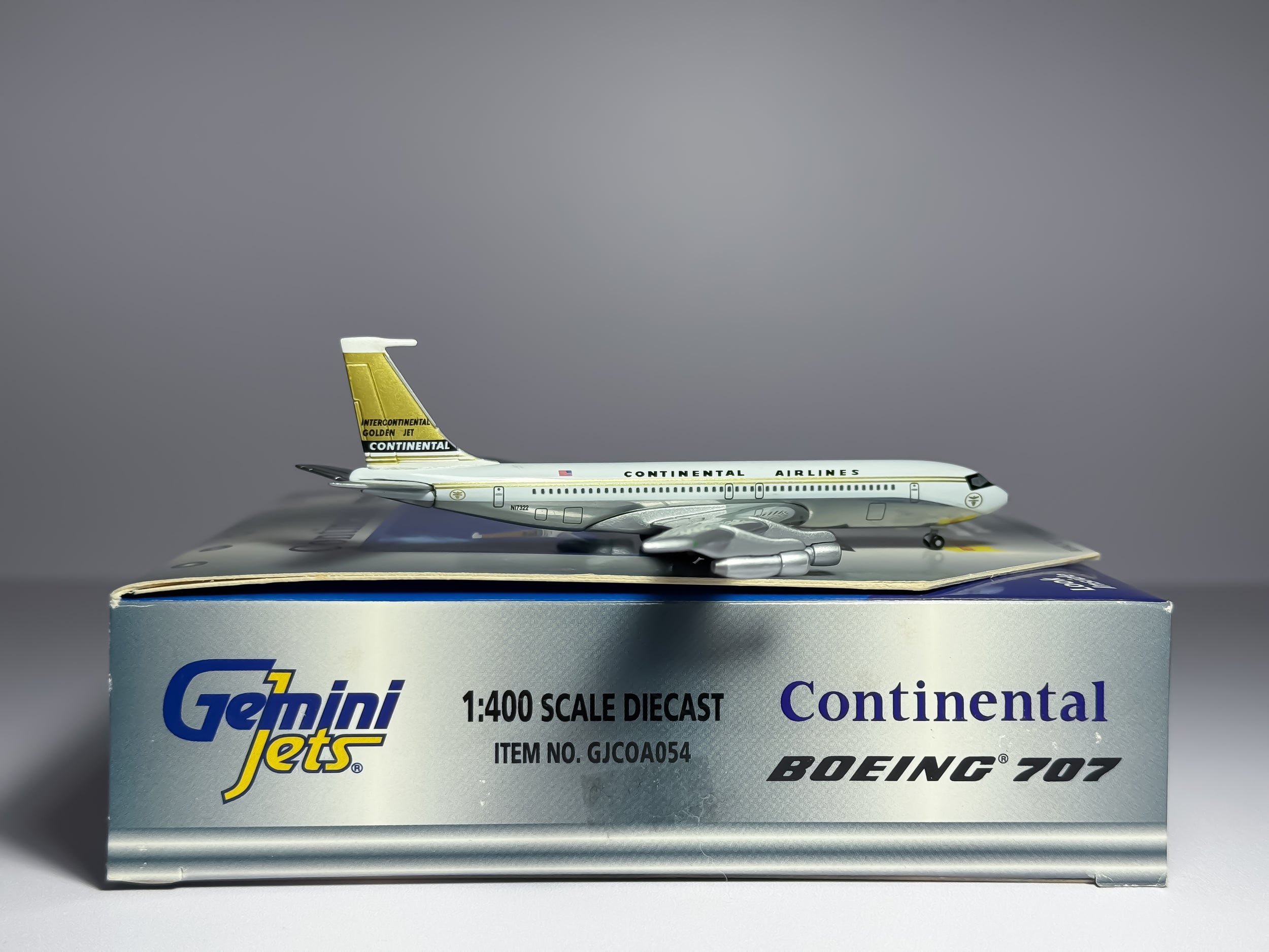 Continental Airlines Boeing 707-300 1:400 Gemini Jets N17322 (GJCOA054)