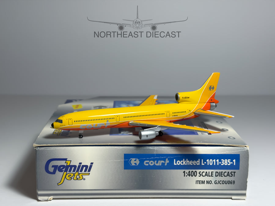 Court Line Lockheed L-1011-100 Tristar 1:400 Gemini Jets G-BAAA (GJCOU069)