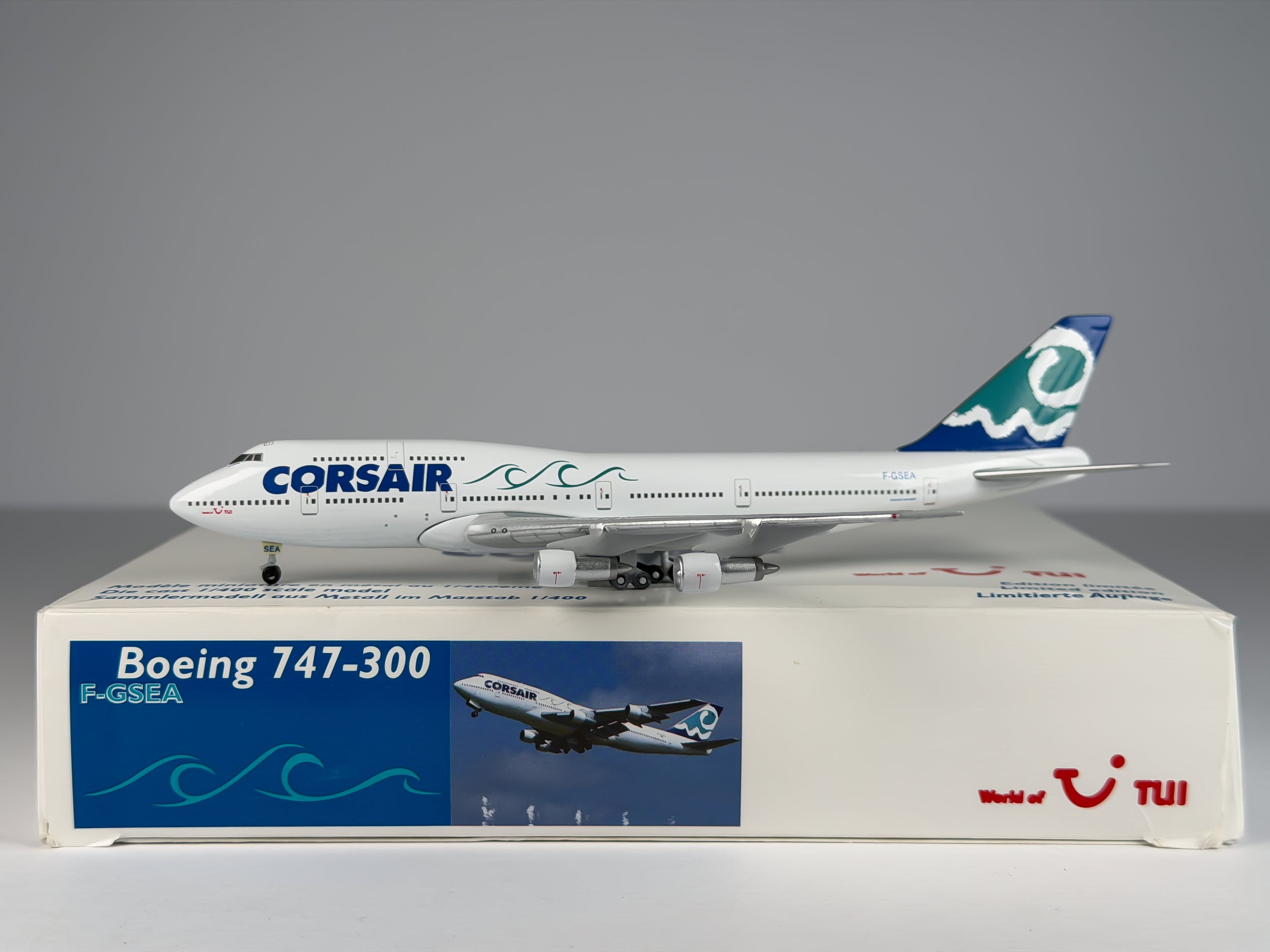 Corsair Boeing 747-300 1:400 Gemini Jets F-GSEA (GJCRL348)