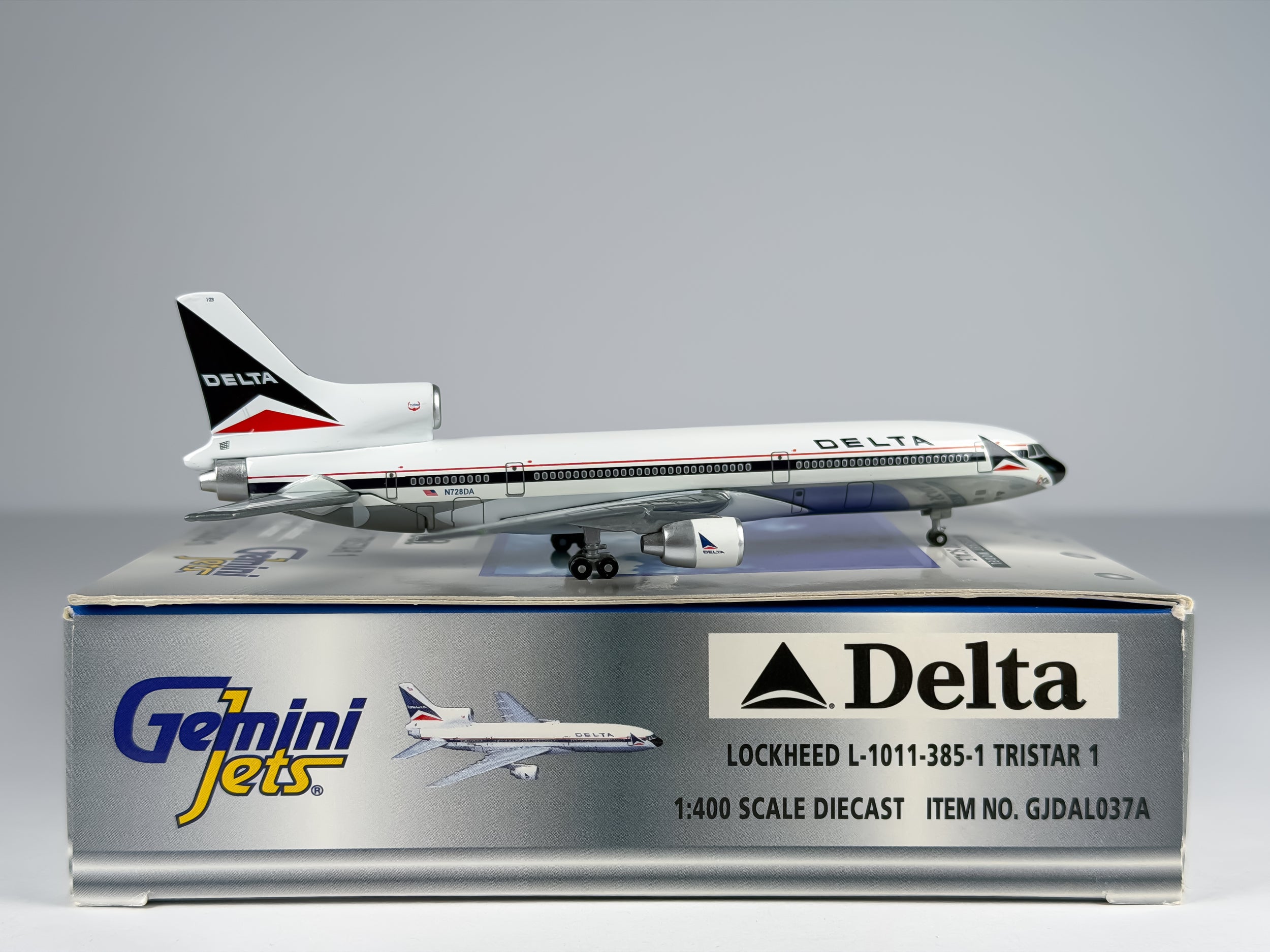Delta Air Lines Lockheed L-1011 1:400 Gemini Jets N728DA (GJDAL037A)