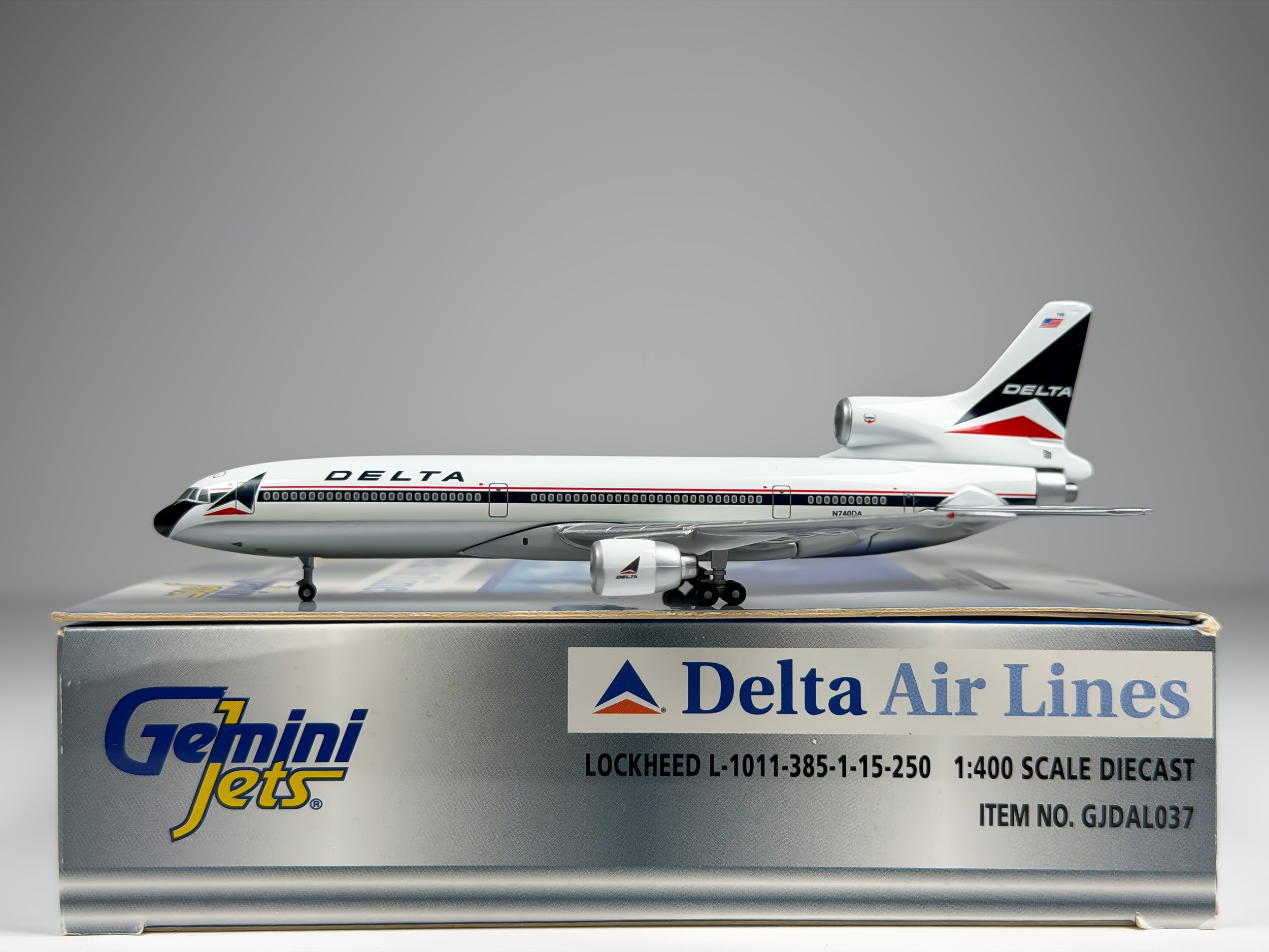 Delta Air Lines Lockheed L-1011 1:400 Gemini Jets N740DA (GJDAL037)