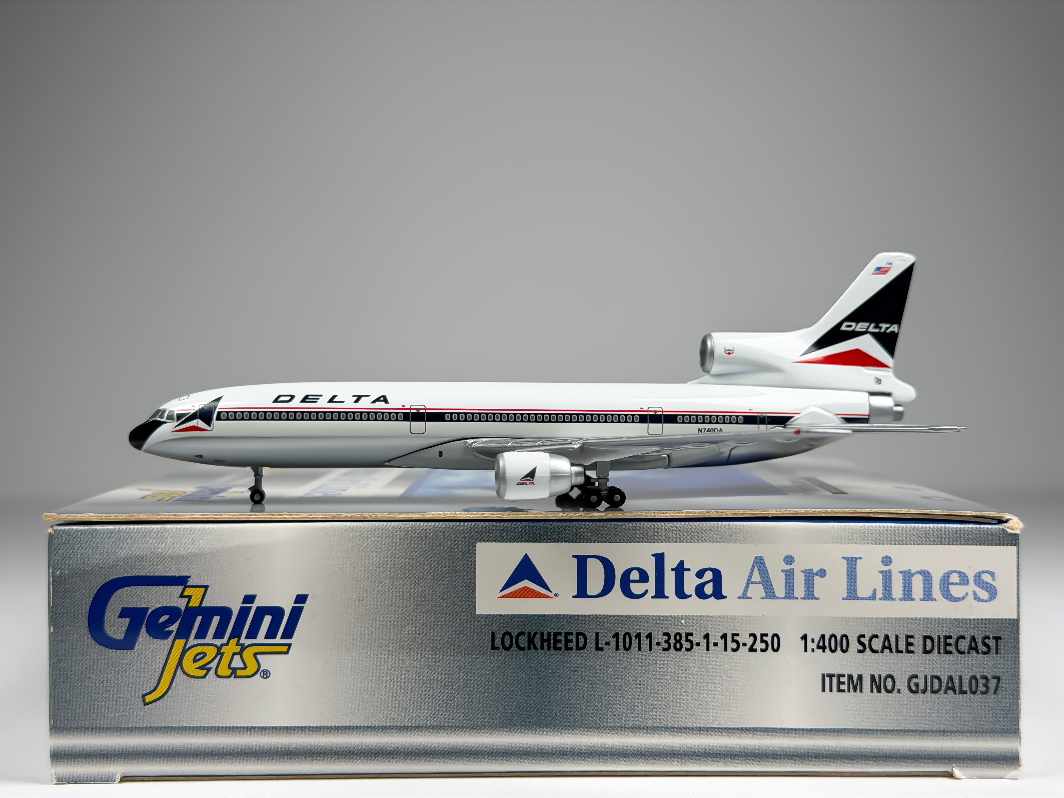 Delta Air Lines Lockheed L-1011 1:400 Gemini Jets N740DA (GJDAL037)
