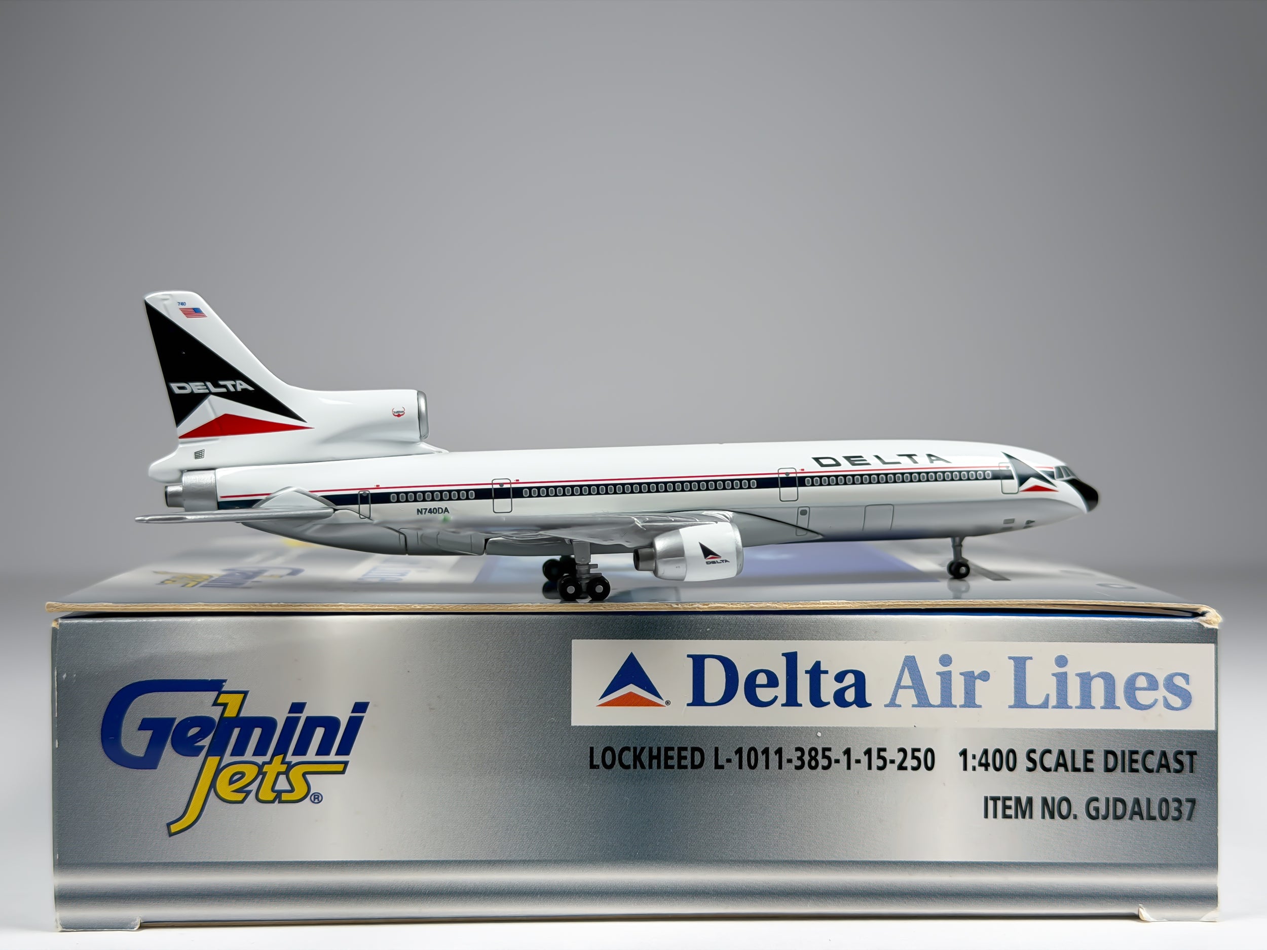 Delta Air Lines Lockheed L-1011 1:400 Gemini Jets N740DA (GJDAL037)
