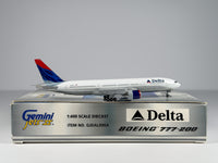 Delta Air Lines Boeing 777-200 1:400 Gemini Jets N863DA (GJDAL090A)