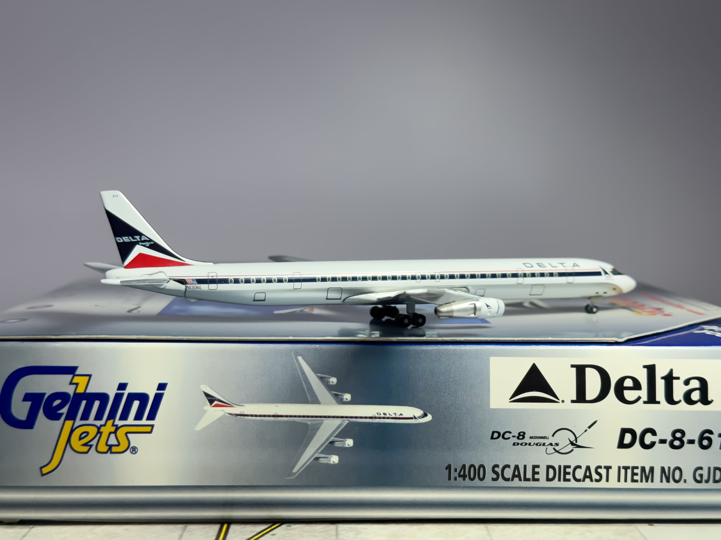 Delta Air Lines Douglas DC-8-61 1:400 Gemini Jets N1306L (GJDAL100)