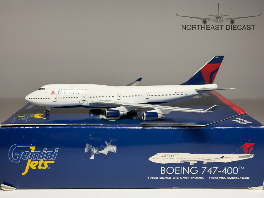 Delta Air Lines Boeing 747-400 1:400 Gemini Jets N669US (GJDAL1356)