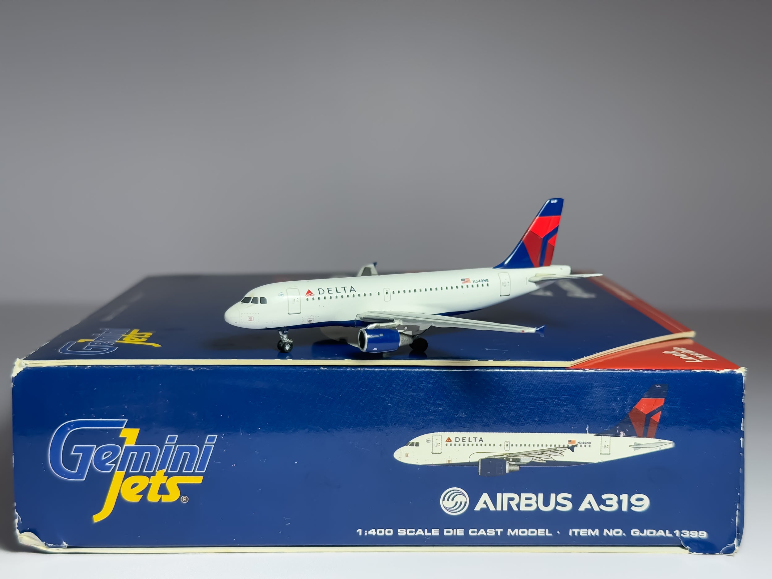 Delta Air Lines Airbus A319 1:400 Gemini Jets N349NB (GJDAL1399)