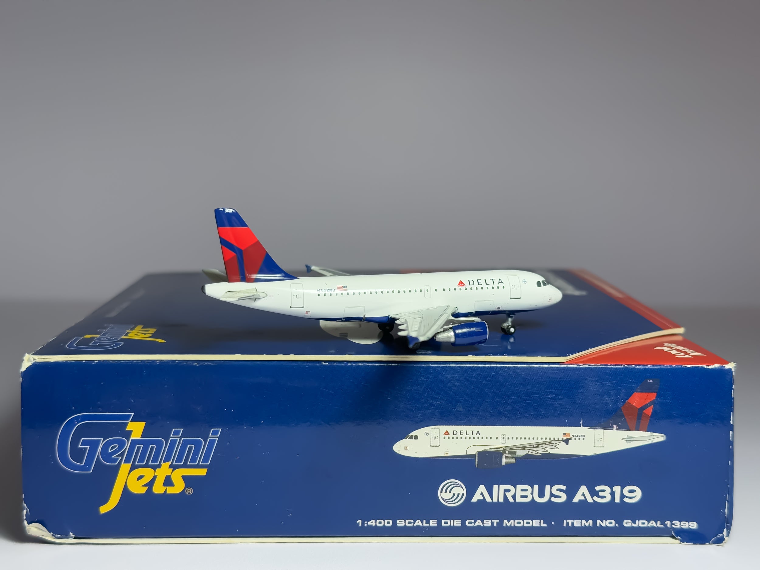 Delta Air Lines Airbus A319 1:400 Gemini Jets N349NB (GJDAL1399)