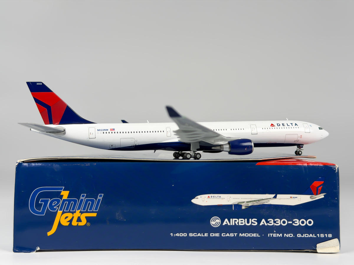 Delta Air Lines Airbus A330-300 1:400 Gemini Jets N822NW (GJDAL1518)