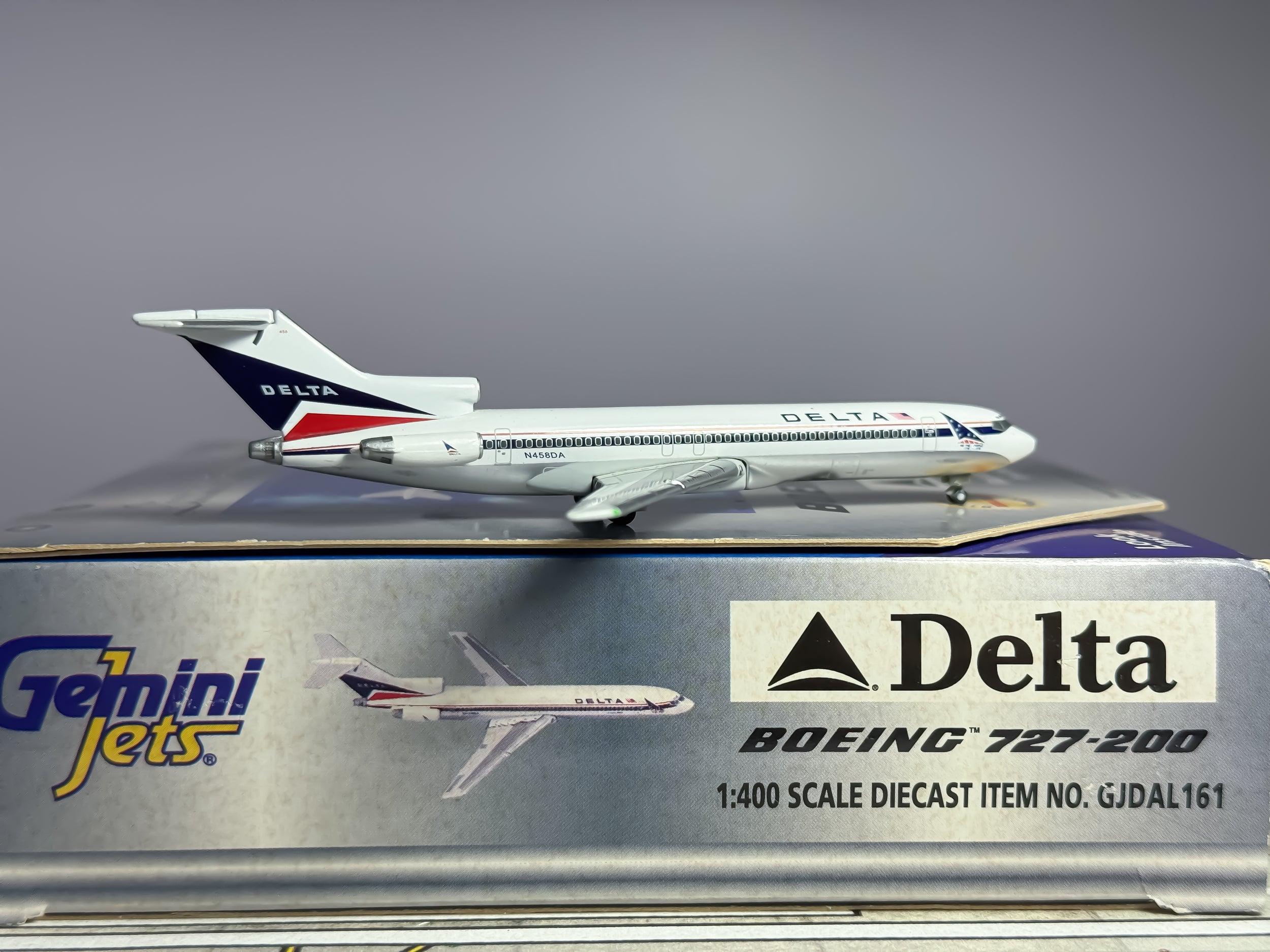 Delta Air Lines Boeing 727-200 1:400 Gemini Jets N458DA (GJDAL161)