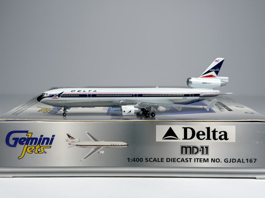 Delta Air Lines McDonnell Douglas MD-11 1:400 Gemini Jets N804DE (GJDAL167)