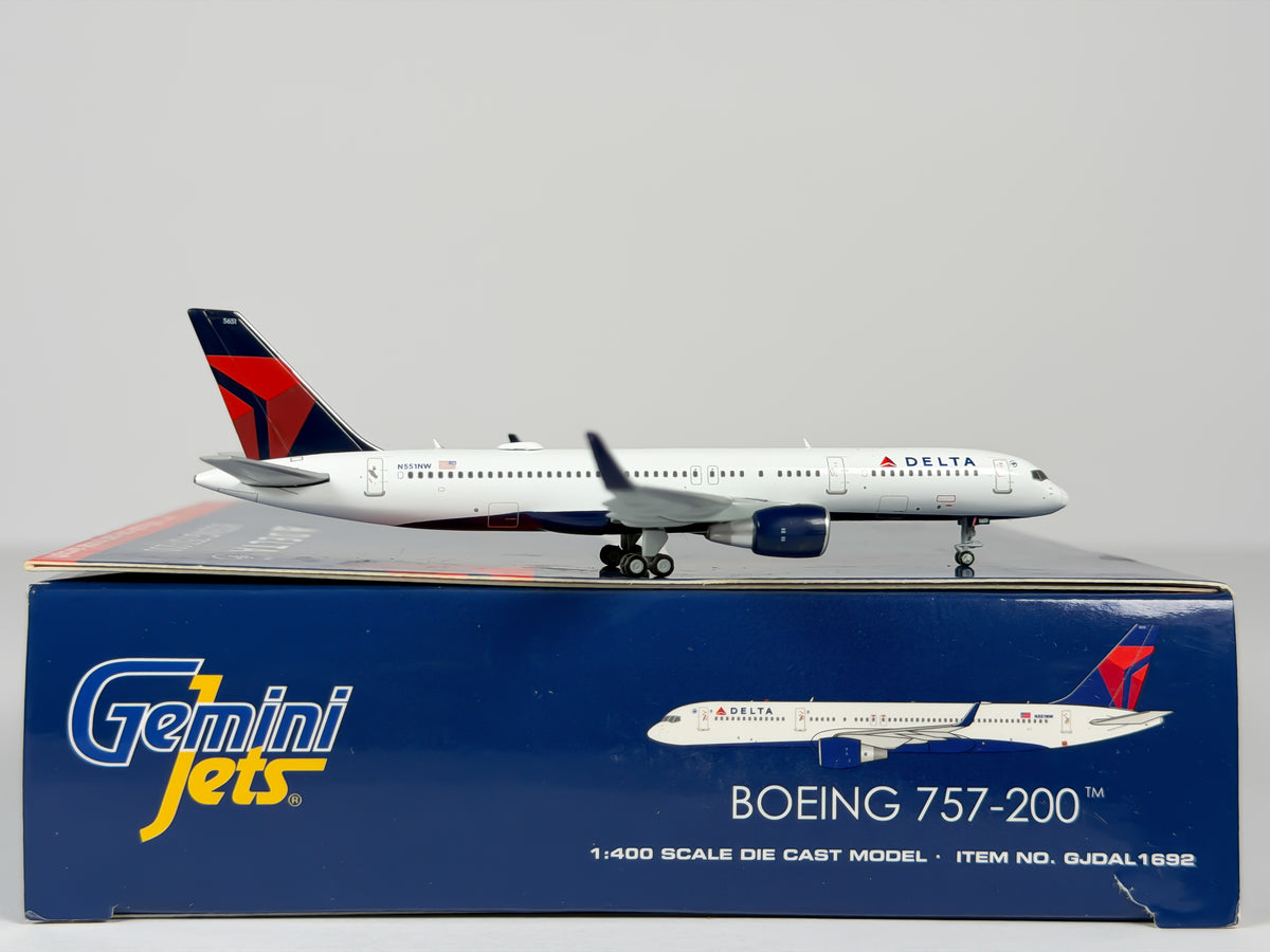 Delta Air Lines Boeing 757-200 1:400 Gemini Jets N551NW (GJDAL1692)