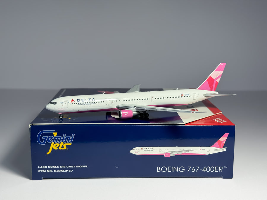 Delta Air Lines Boeing 767-400ER 1:400 Gemini Jets N845MH (GJDAL2157)