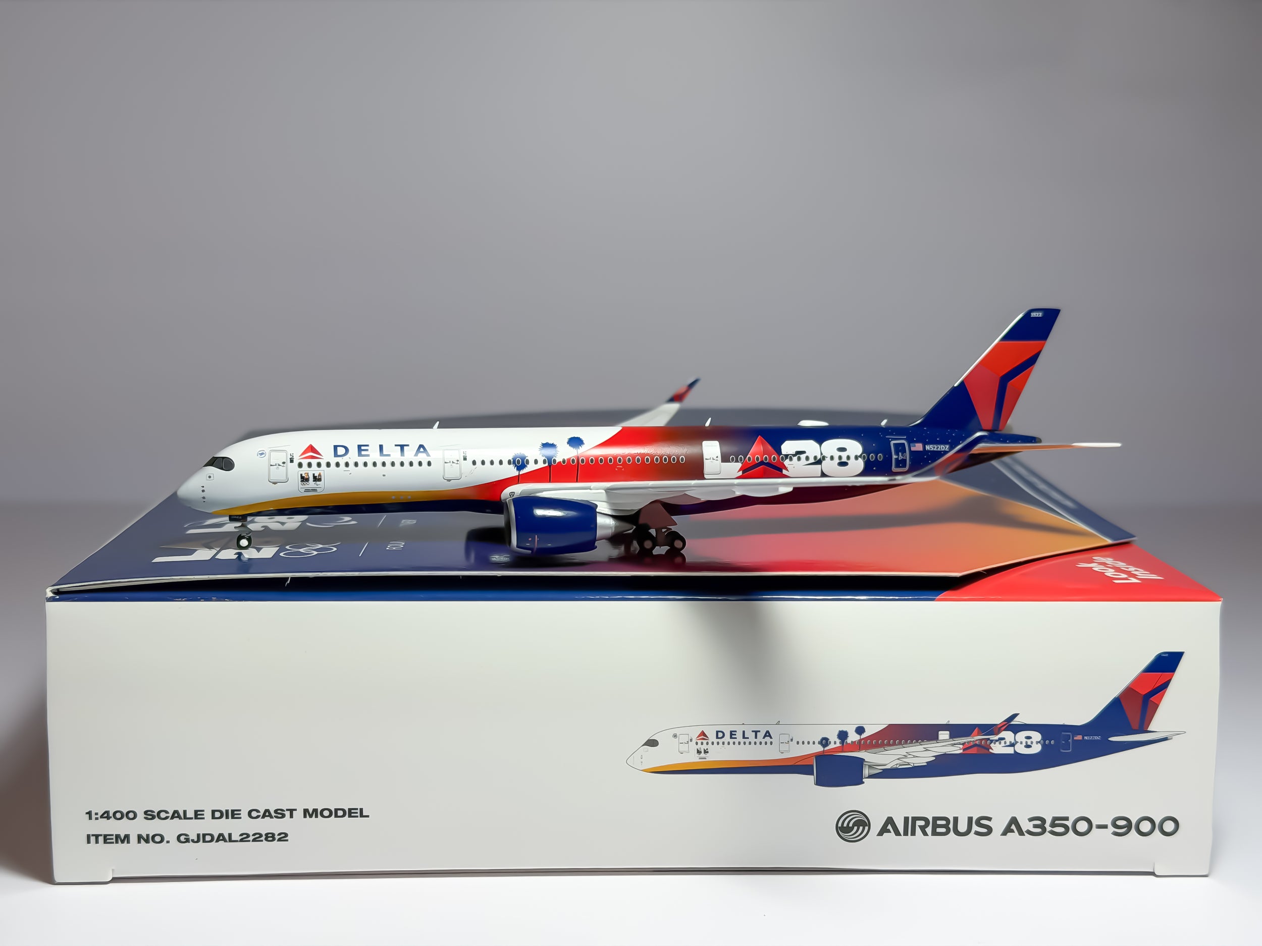 Delta Air Lines Airbus A350-900 1:400 Gemini Jets N522DZ (GJDAL2282)