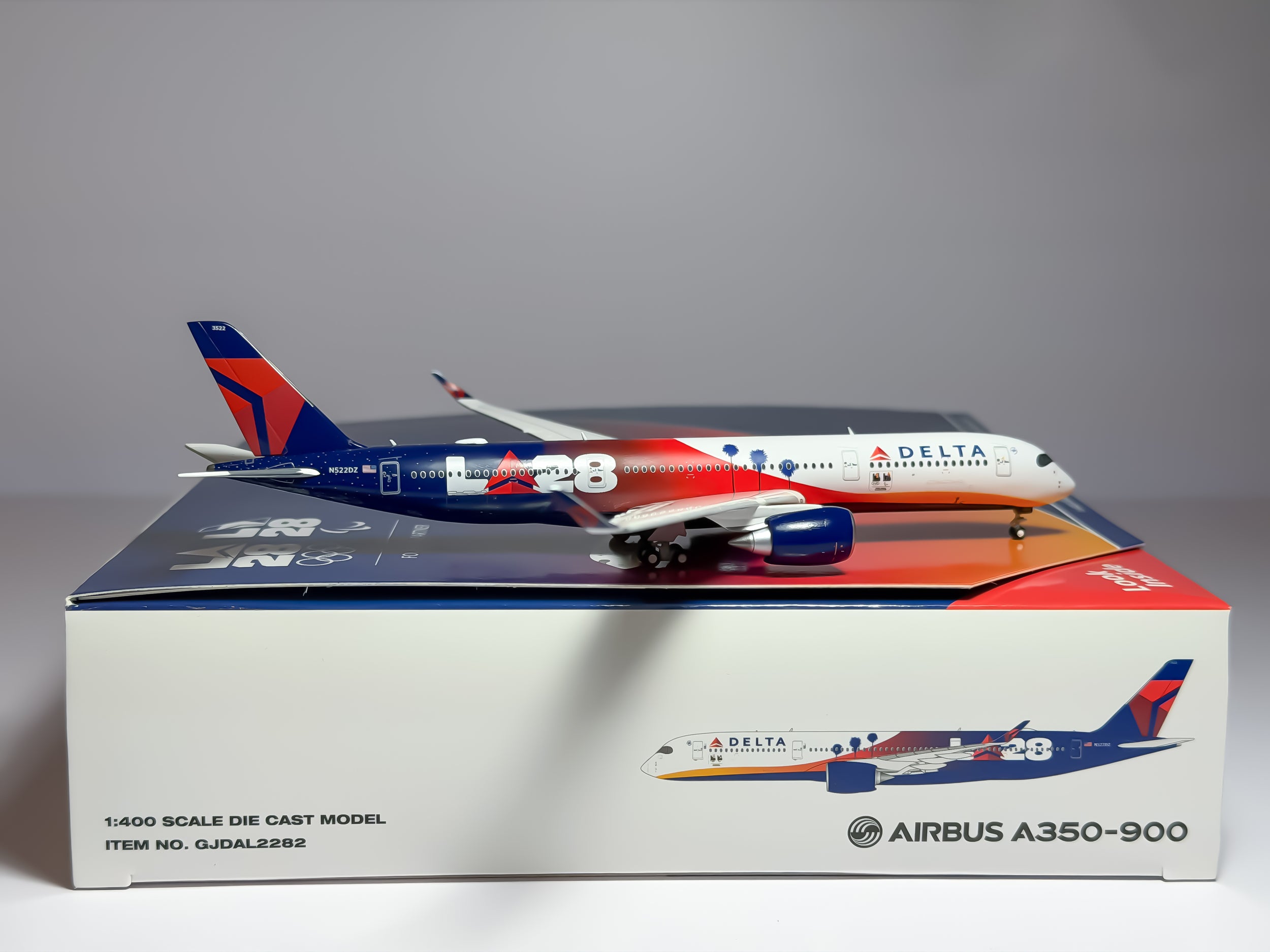 Delta Air Lines Airbus A350-900 1:400 Gemini Jets N522DZ (GJDAL2282)