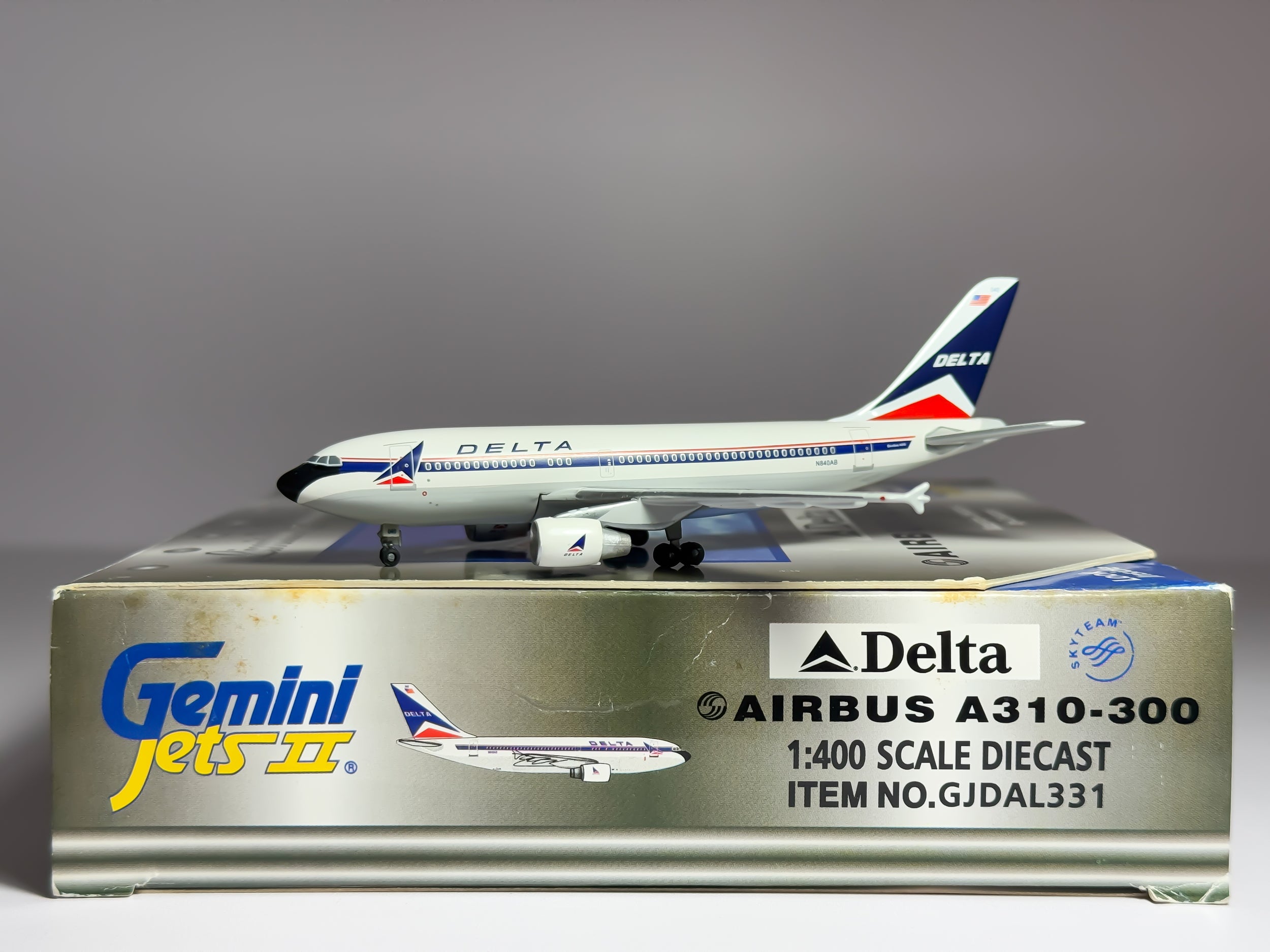 Delta Air Lines Airbus A310-300 1:400 Gemini Jets N840AB (GJDAL331)