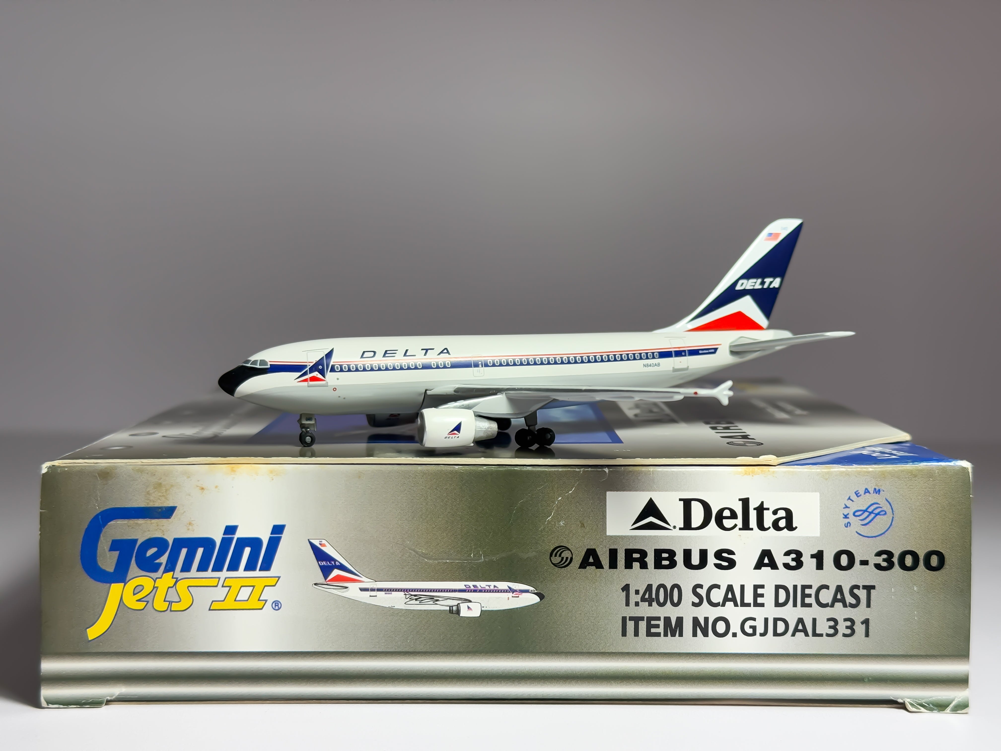 Delta Air Lines Airbus A310-300 1:400 Gemini Jets N840AB (GJDAL331)