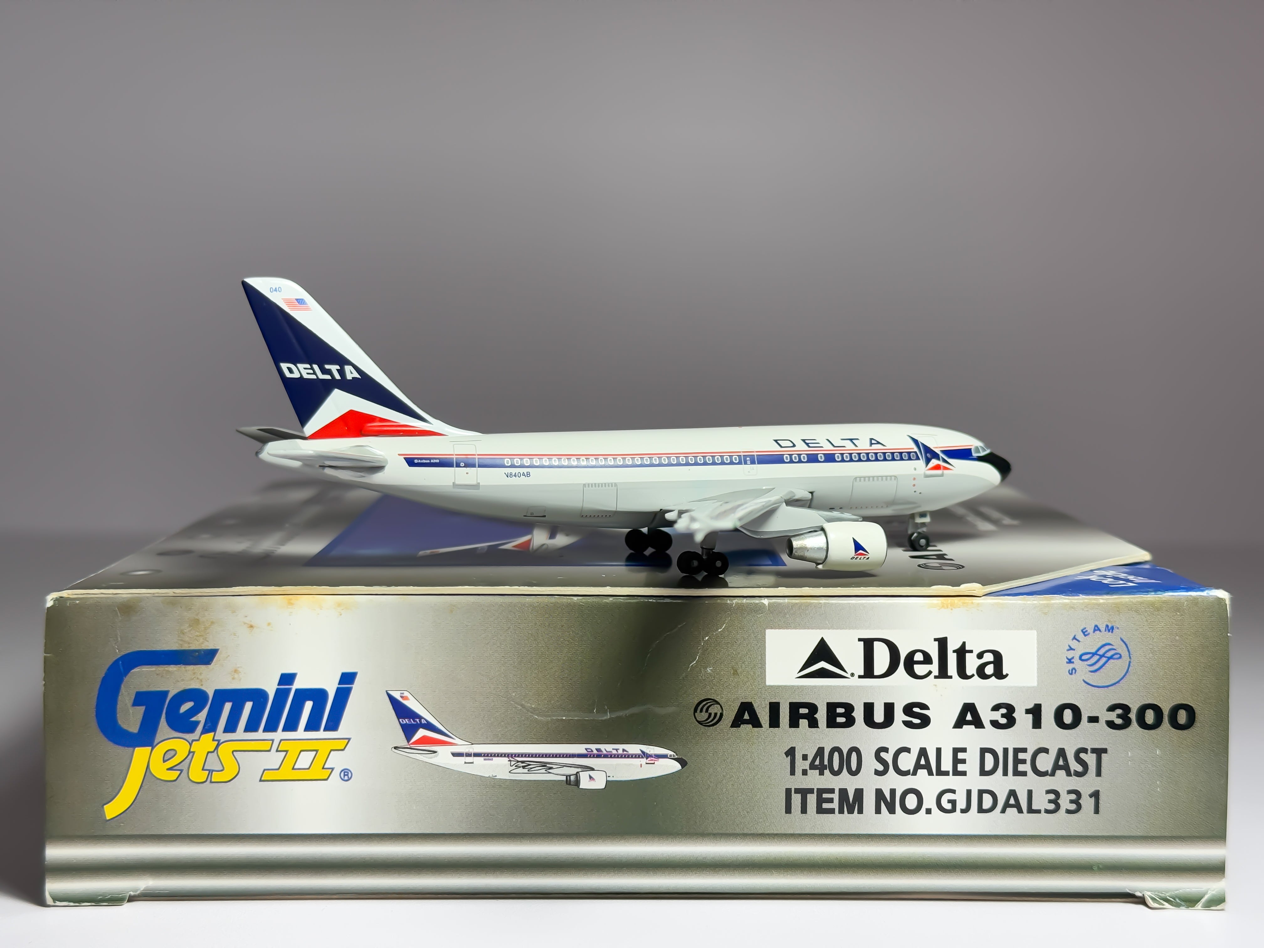 Delta Air Lines Airbus A310-300 1:400 Gemini Jets N840AB (GJDAL331)