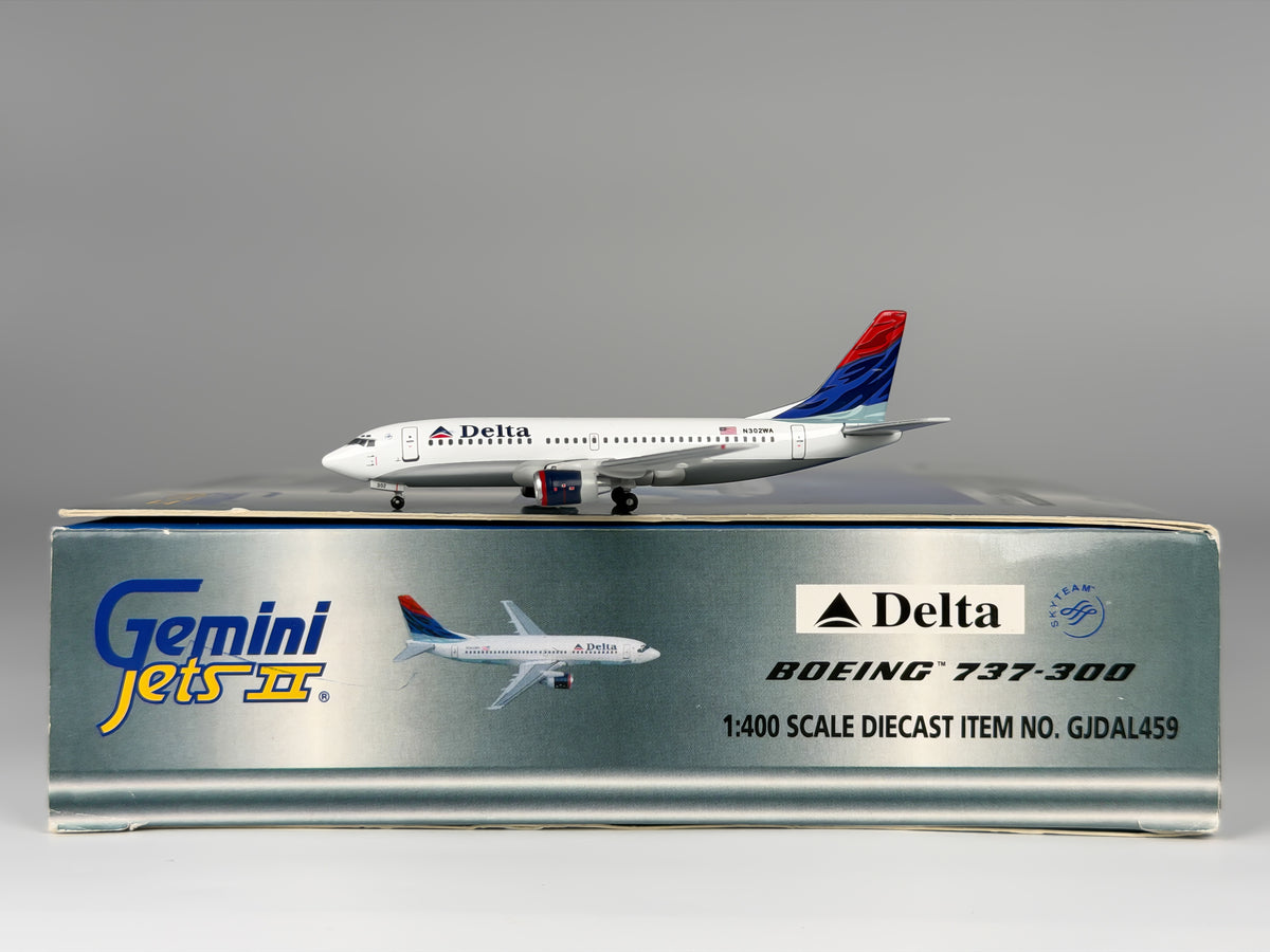 Delta Air Lines Boeing 737-300 1:400 Gemini Jets N302WA (GJDAL459)