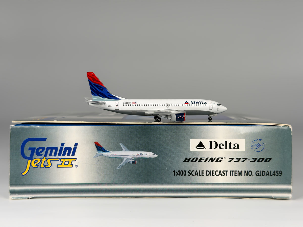 Delta Air Lines Boeing 737-300 1:400 Gemini Jets N302WA (GJDAL459)