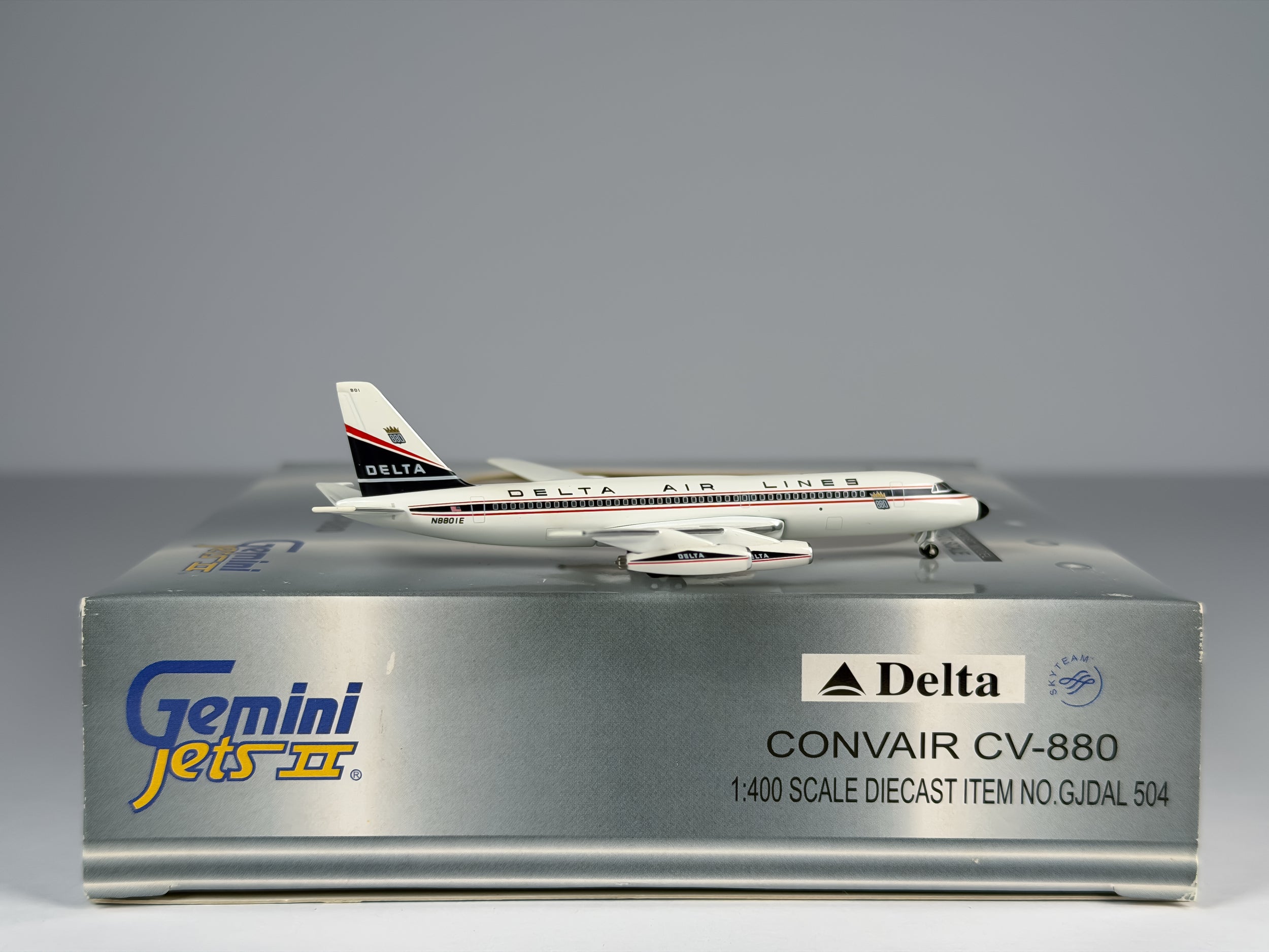 Delta Air Lines Convair CV-880 1:400 Gemini Jets N8801E (GJDAL504)