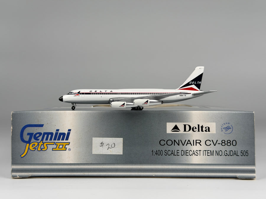 Delta Air Lines Convair CV-880 1:400 Gemini Jets N8817E (GJDAL505)