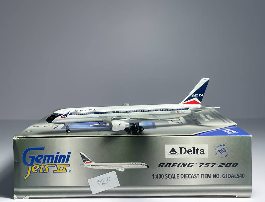 Delta Air Lines Boeing 757-200 1:400 Gemini Jets N606DL (GJDAL540)