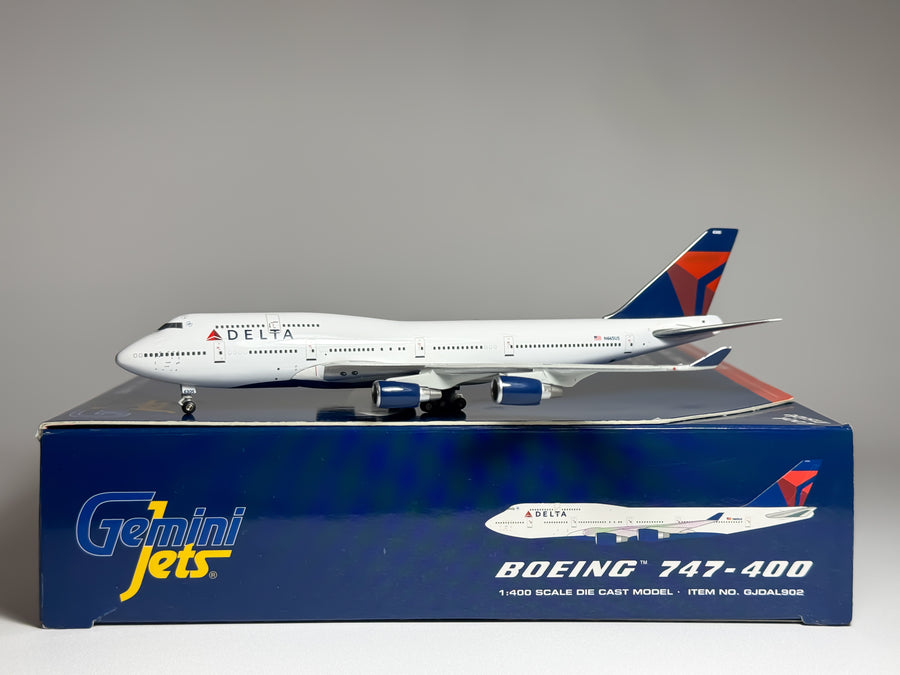 Delta Air Lines Boeing 747-400 1:400 Gemini Jets N665US (GJDAL902)