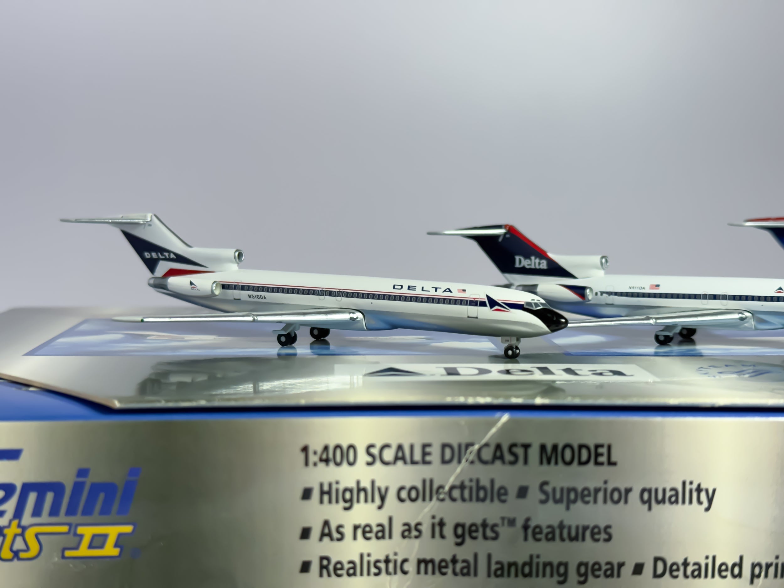 Delta Air Lines Boeing 727-200 1:400 Gemini Jets N510DA & N511DA & N512DA (GJDALSET1)