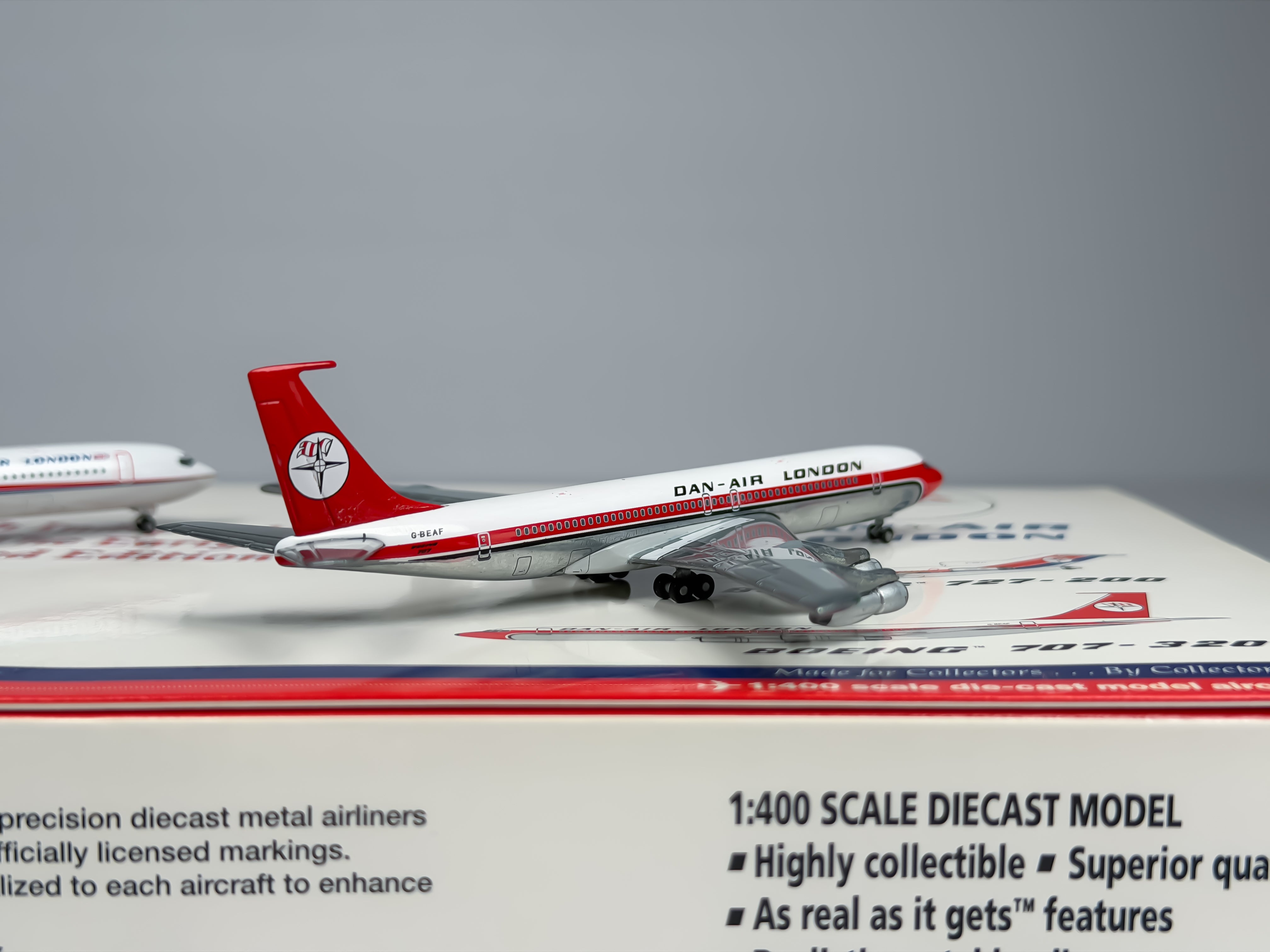 Dan-Air London Boeing 727-200 & 707-300 1:400 Gemini Jets G-BHVT & G-BEAF (GJDAN615)