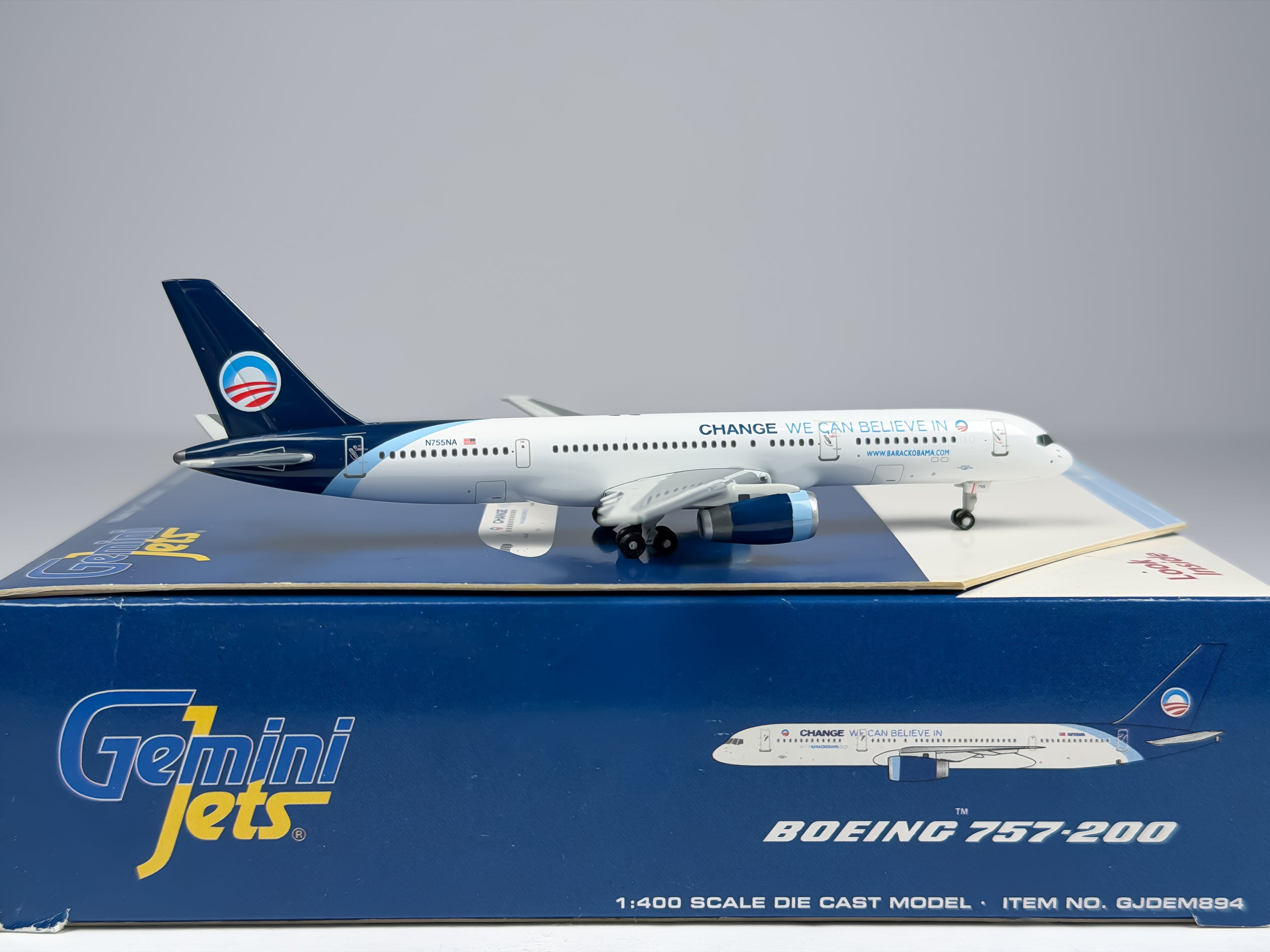 North American Airlines Boeing 757-200 1:400 Gemini Jets N755NA (GJDEM894)