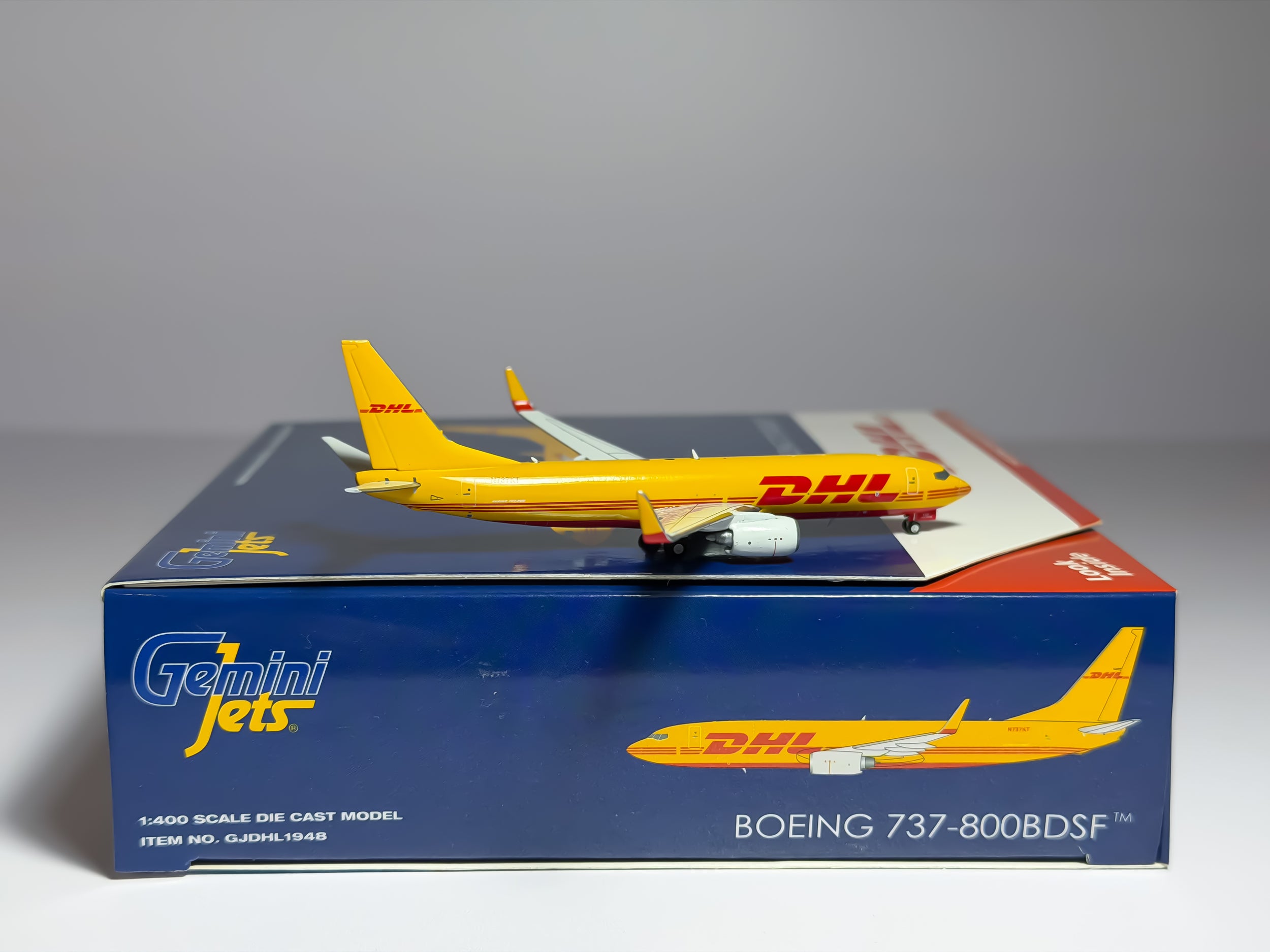 DHL Boeing 737-800F 1:400 Gemini Jets N737KT (GJDHL1948)
