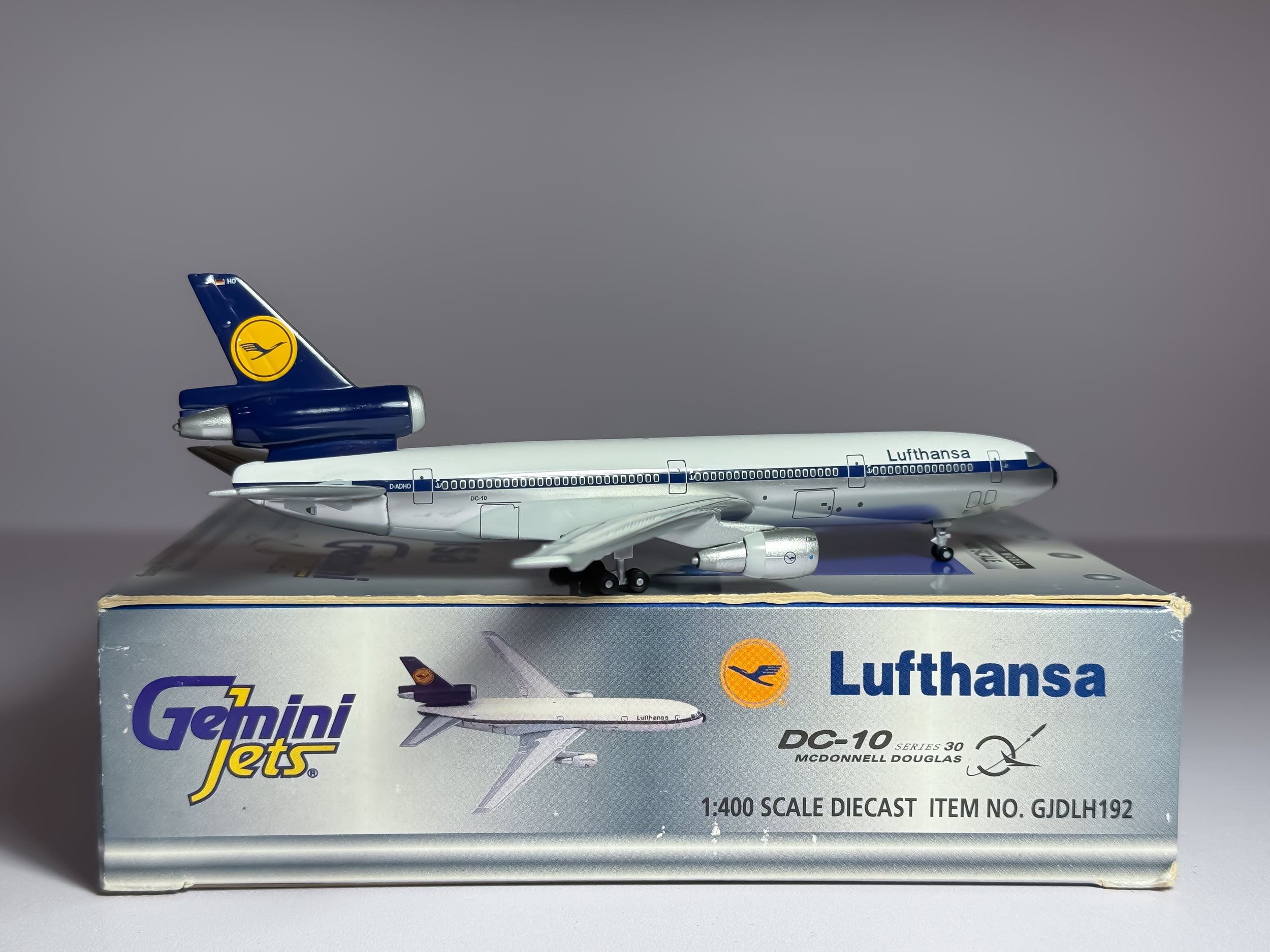 Lufthansa McDonnell Douglas DC-10-30 1:400 Gemini Jets D-ADHO (GJDLH192)