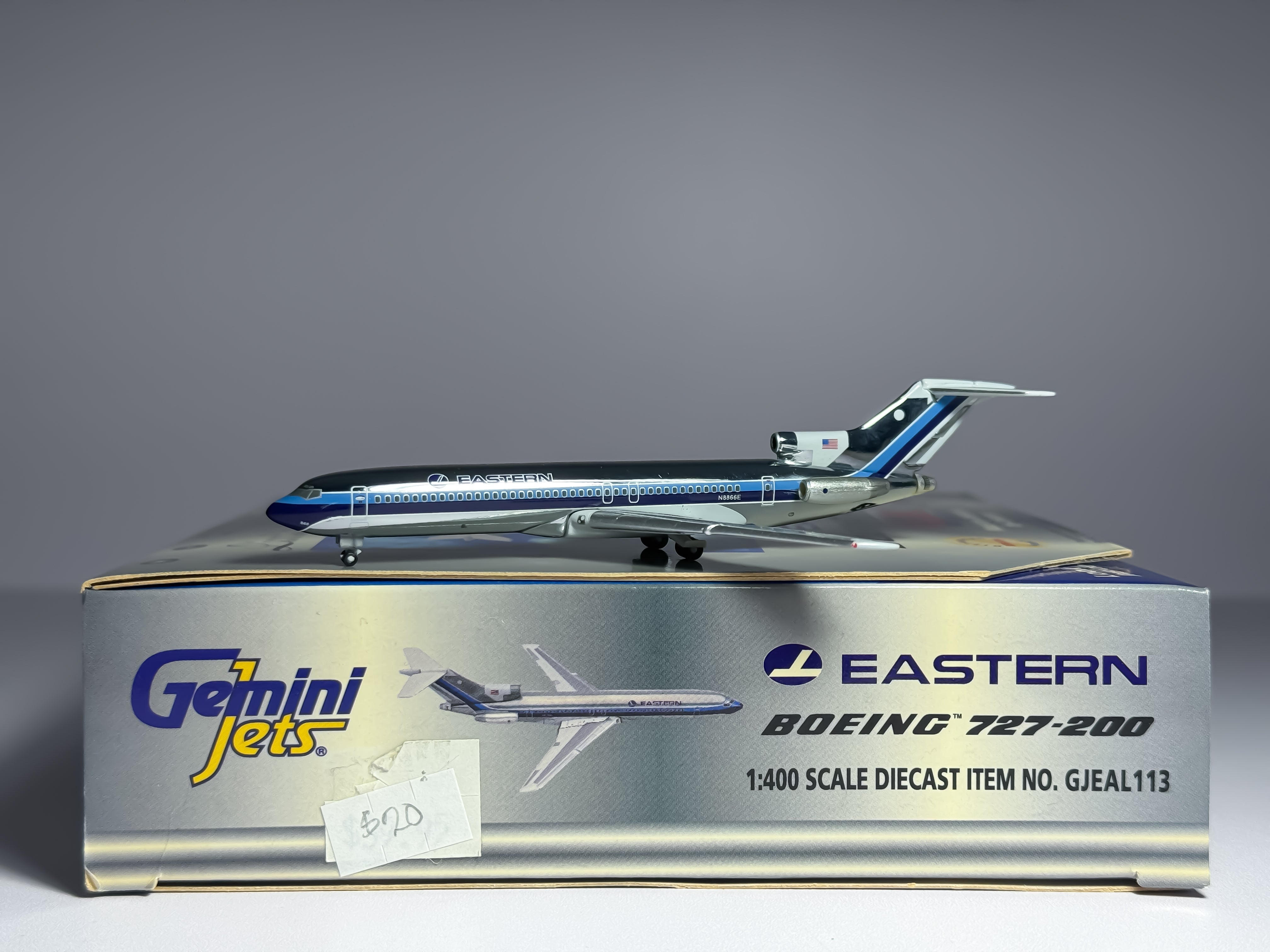 Eastern Air Lines Boeing 727-200 1:400 Gemini Jets N8866E (GJEAL113C)