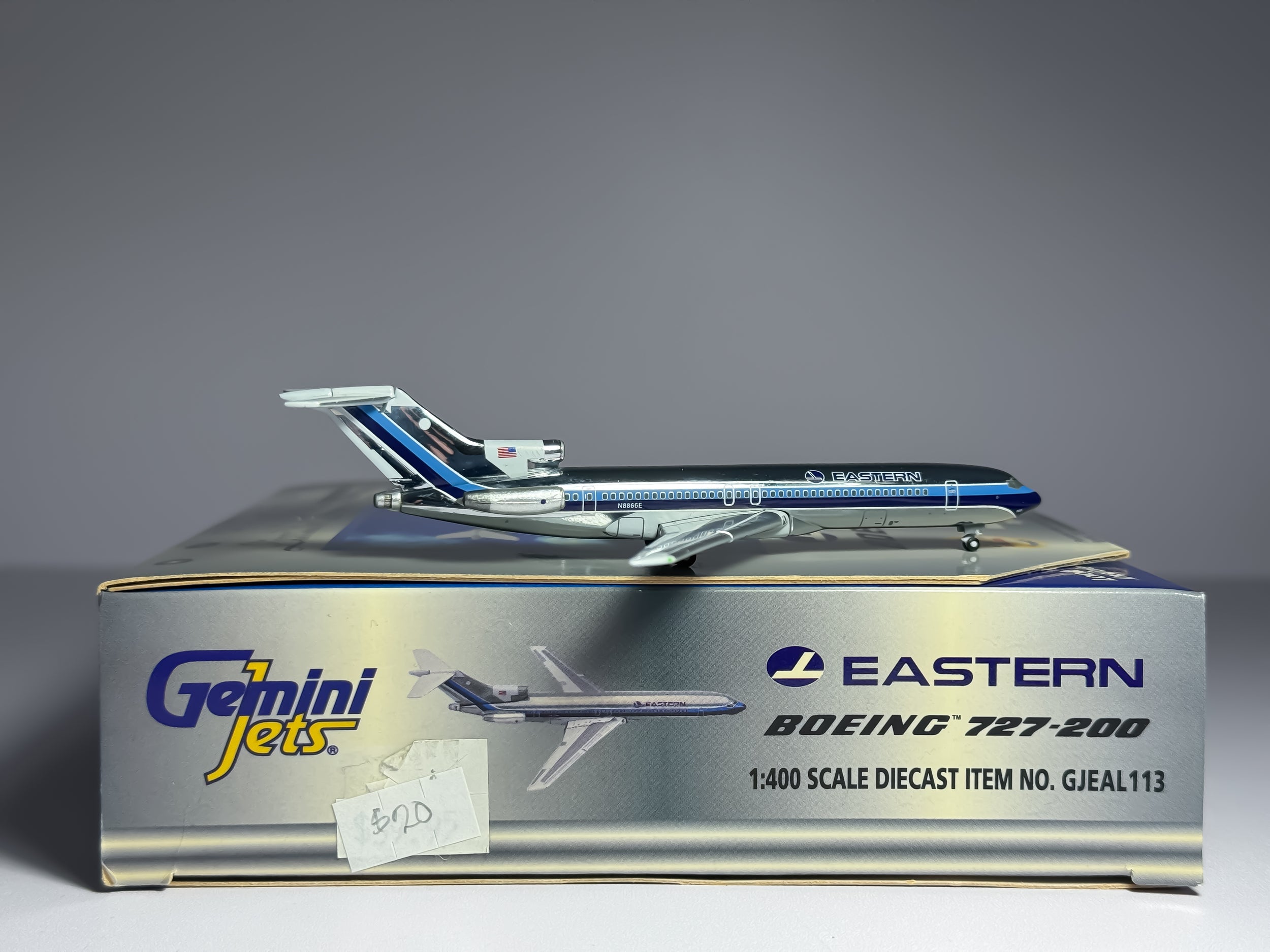 Eastern Air Lines Boeing 727-200 1:400 Gemini Jets N8866E (GJEAL113)