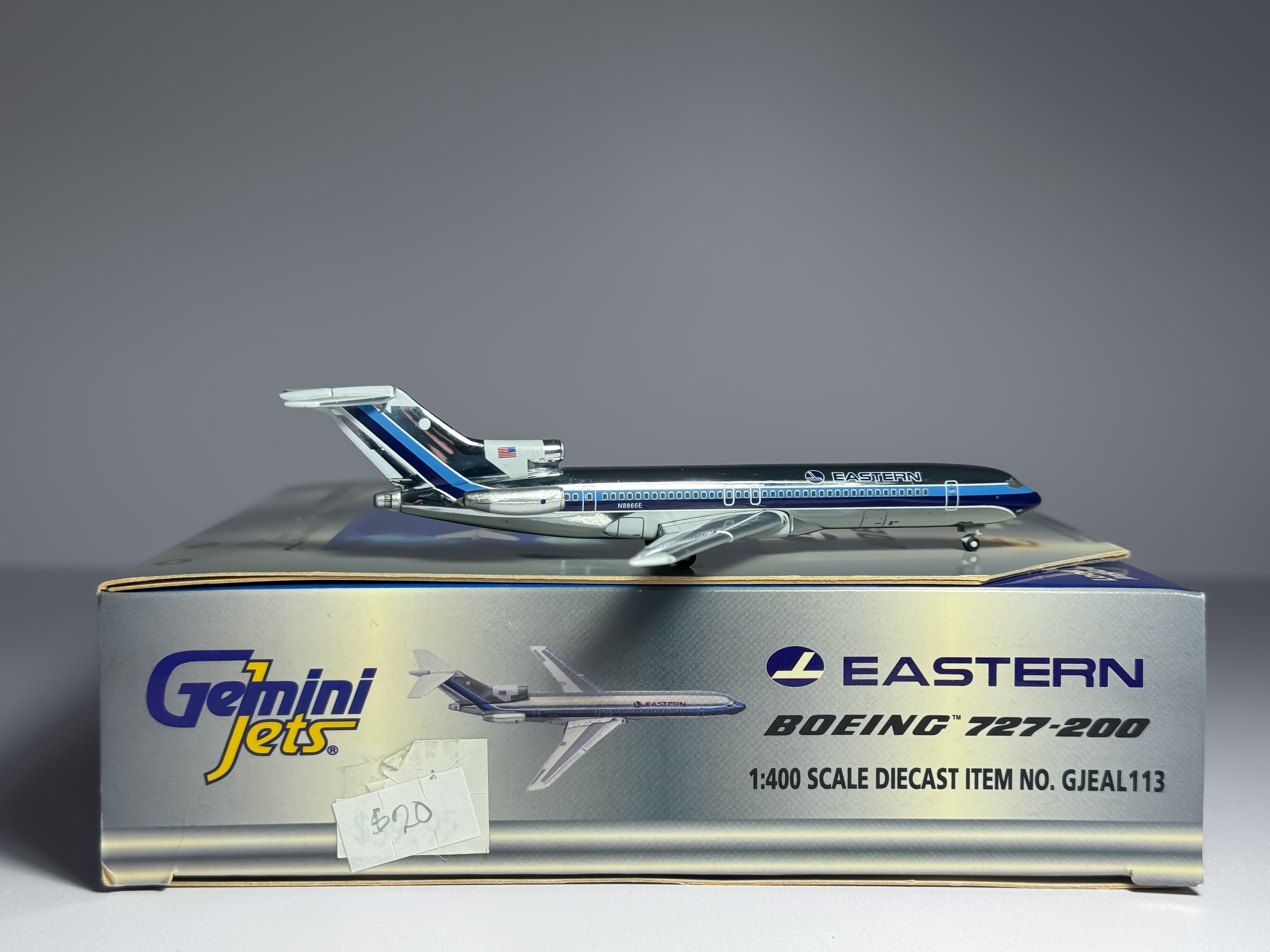 Eastern Air Lines Boeing 727-200 1:400 Gemini Jets N8866E (GJEAL113C)