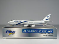 El Al Israel Airlines Boeing 747-400 1:400 Gemini Jets 4X-ELD (GJELY032)