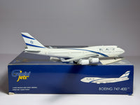 El Al Israel Airlines Boeing 747-400 1:400 Gemini Jets 4X-ELB (GJELY1810)