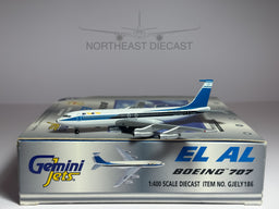 El Al Israel Airlines Boeing 707-300 1:400 Gemini Jets 4X-ATS (GJELY186)