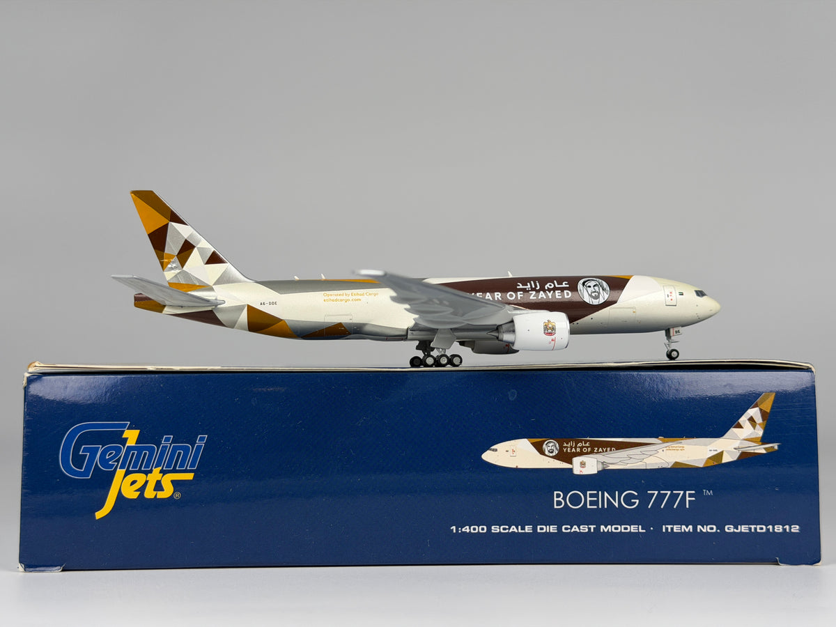 Etihad Cargo Boeing 777-200F 1:400 Gemini Jets A6-DDE (GJETD1812)