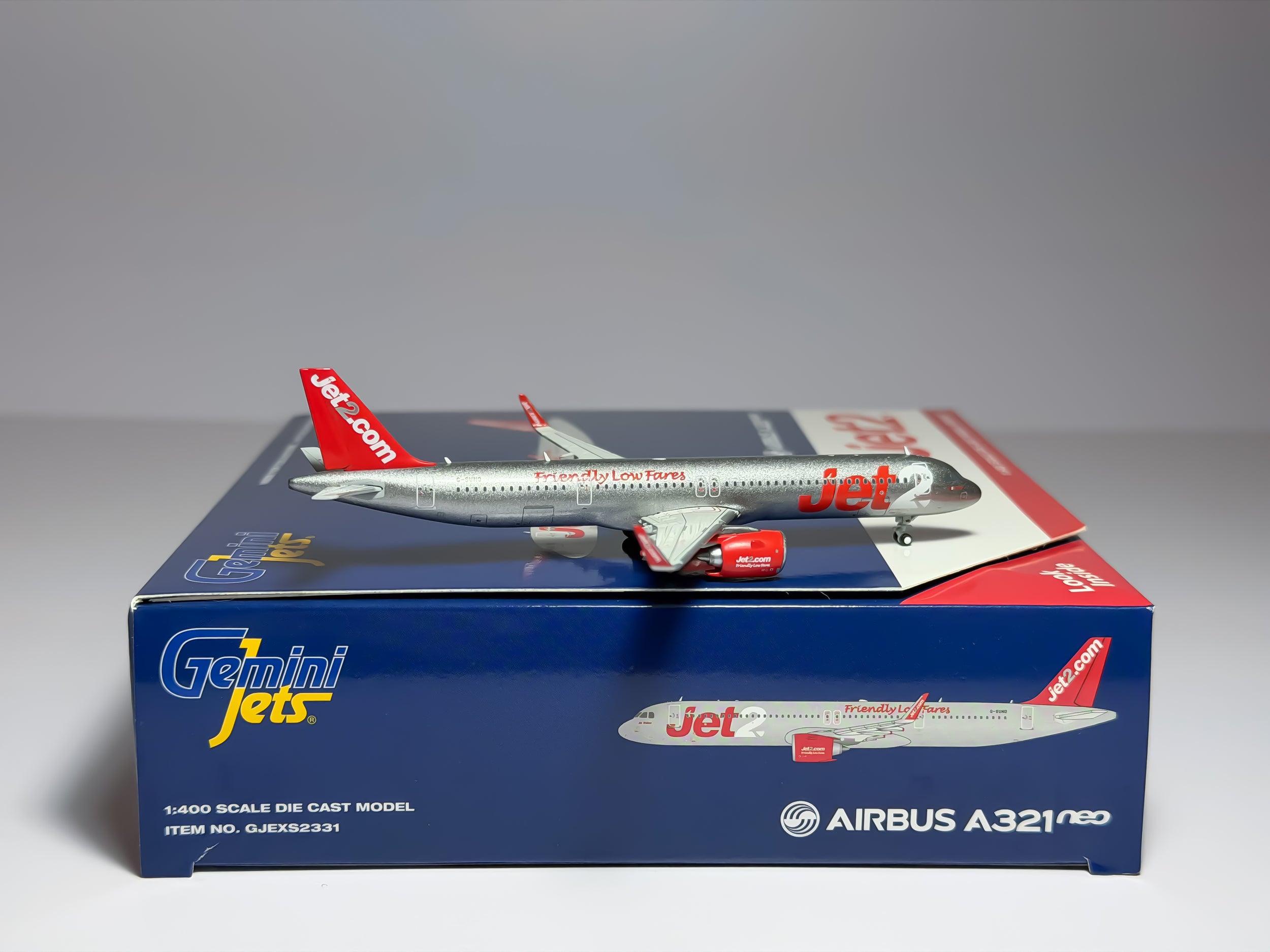 Jet2 Airbus A321neo 1:400 Gemini Jets G-SUNO (GJEXS2331)