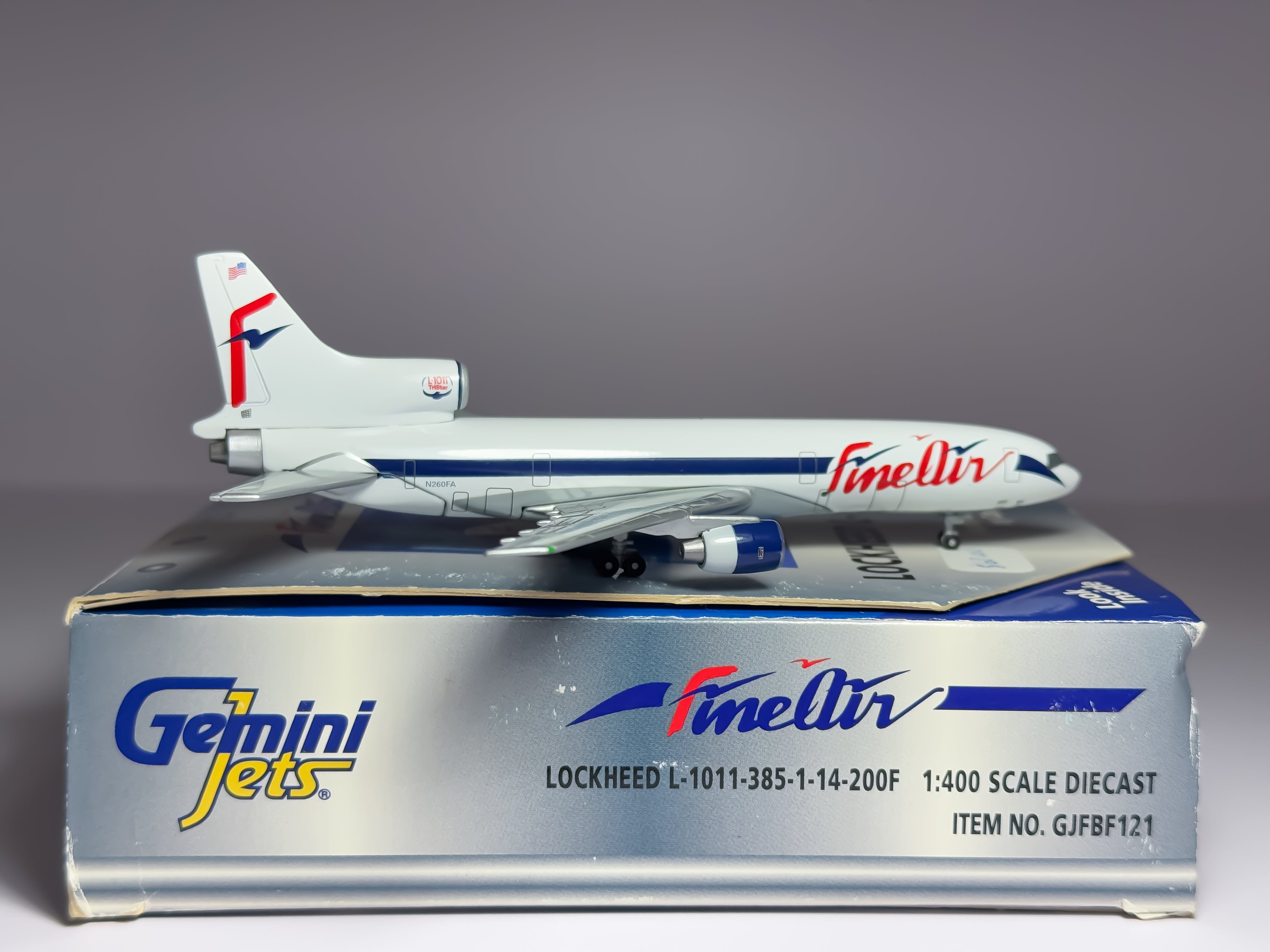 Fine Air Lockheed L-1011 1:400 Gemini Jets N260FA (GJFBF121)