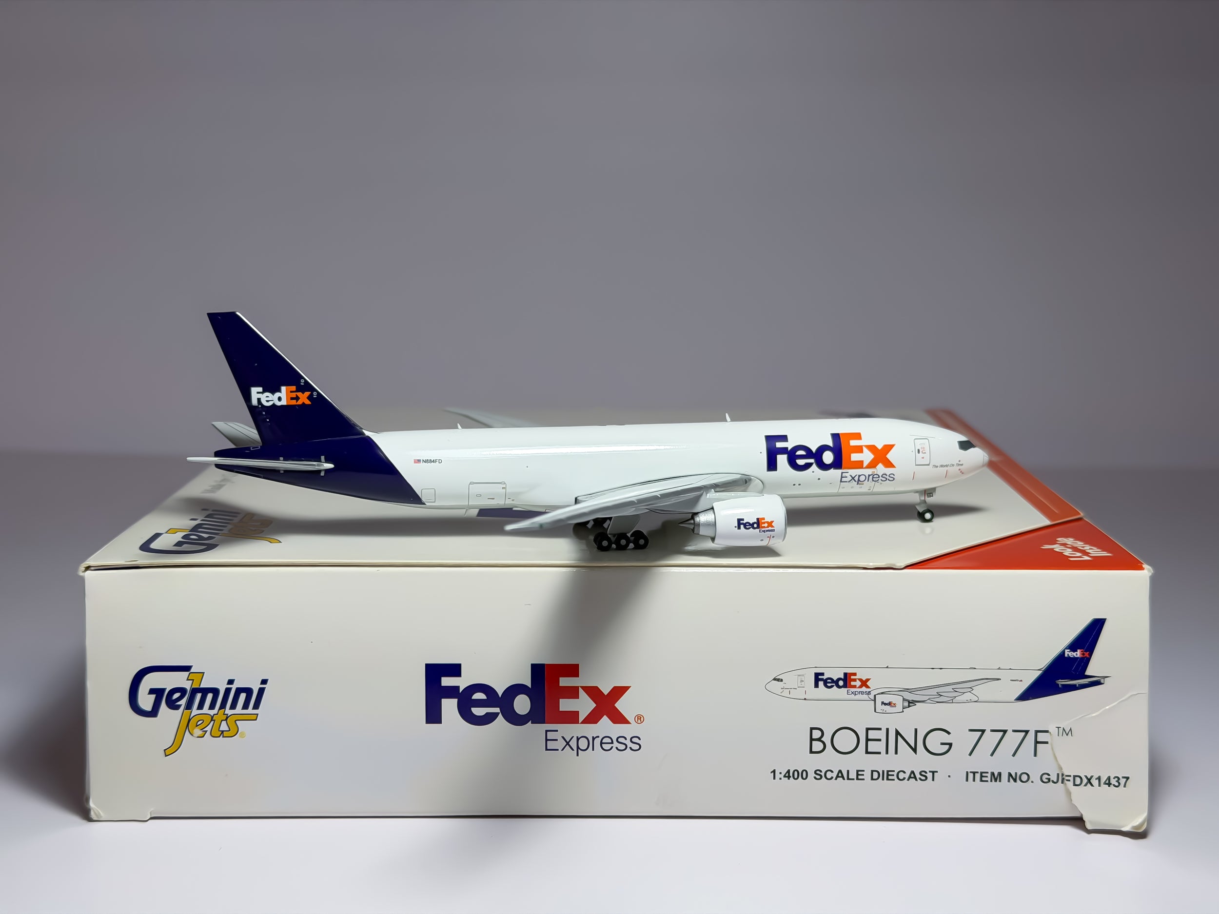 FedEx Express Boeing 777F 1:400 Gemini Jets N884FD (GJFDX1437)