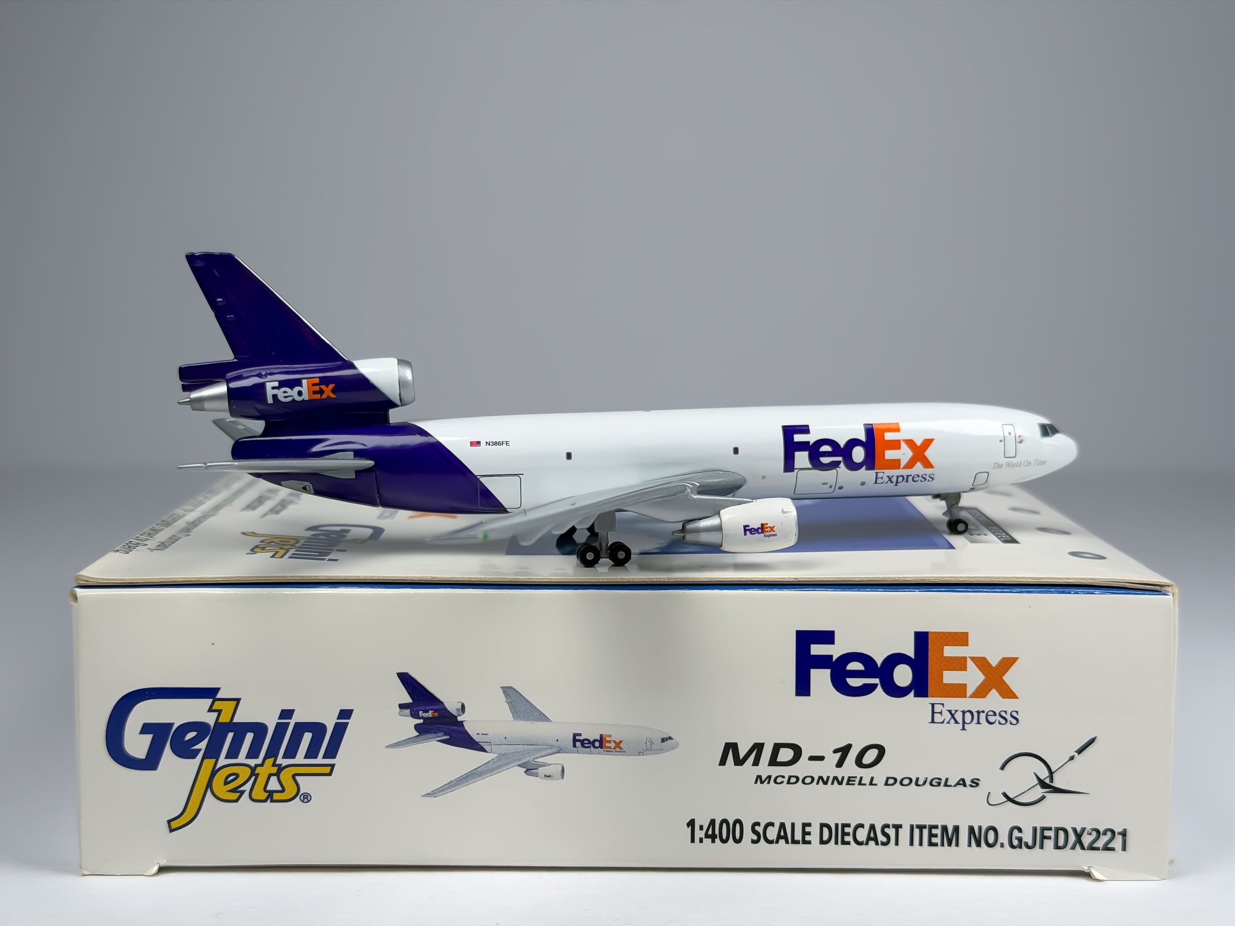 FedEx Express McDonnell Douglas DC-10-10 1:400 Gemini Jets N386FE (GJFDX221)